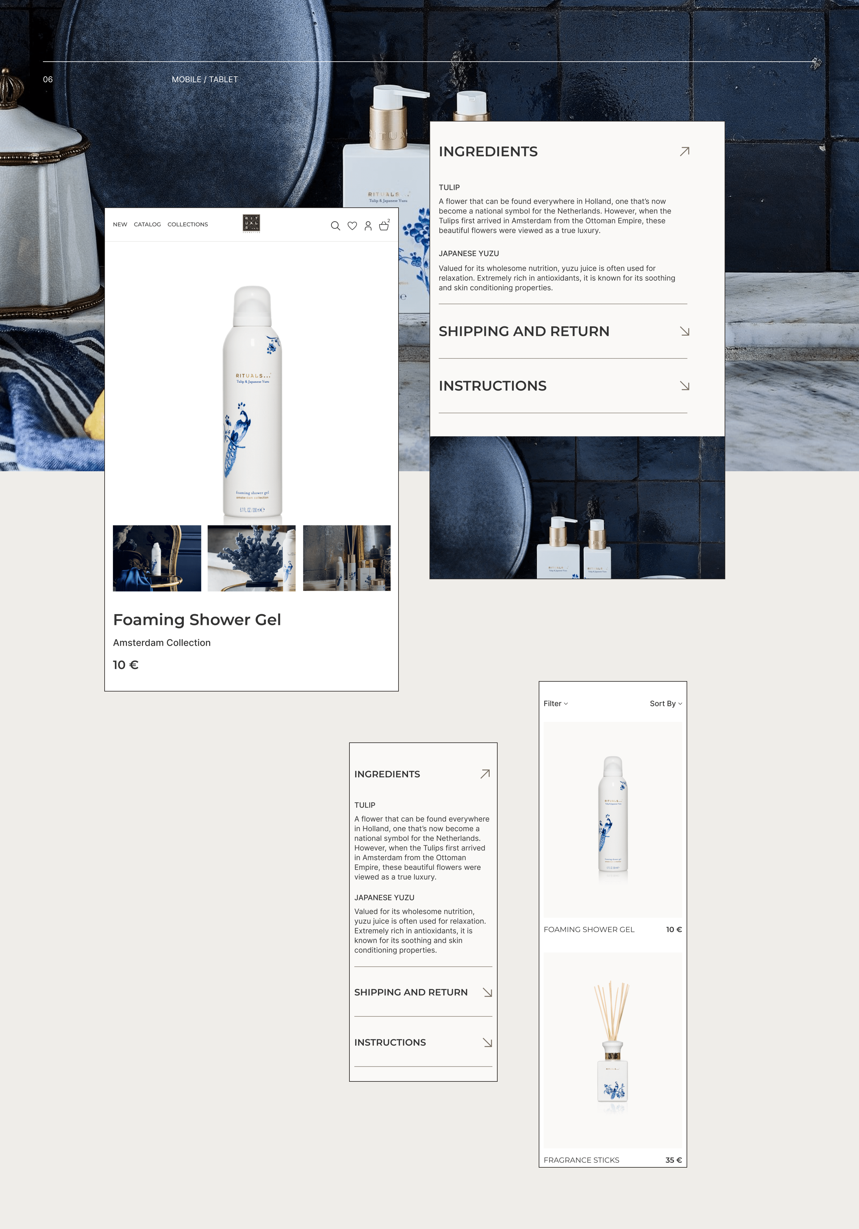 Rituals - redesign concept — Изображение №8 — Интерфейсы на Dprofile