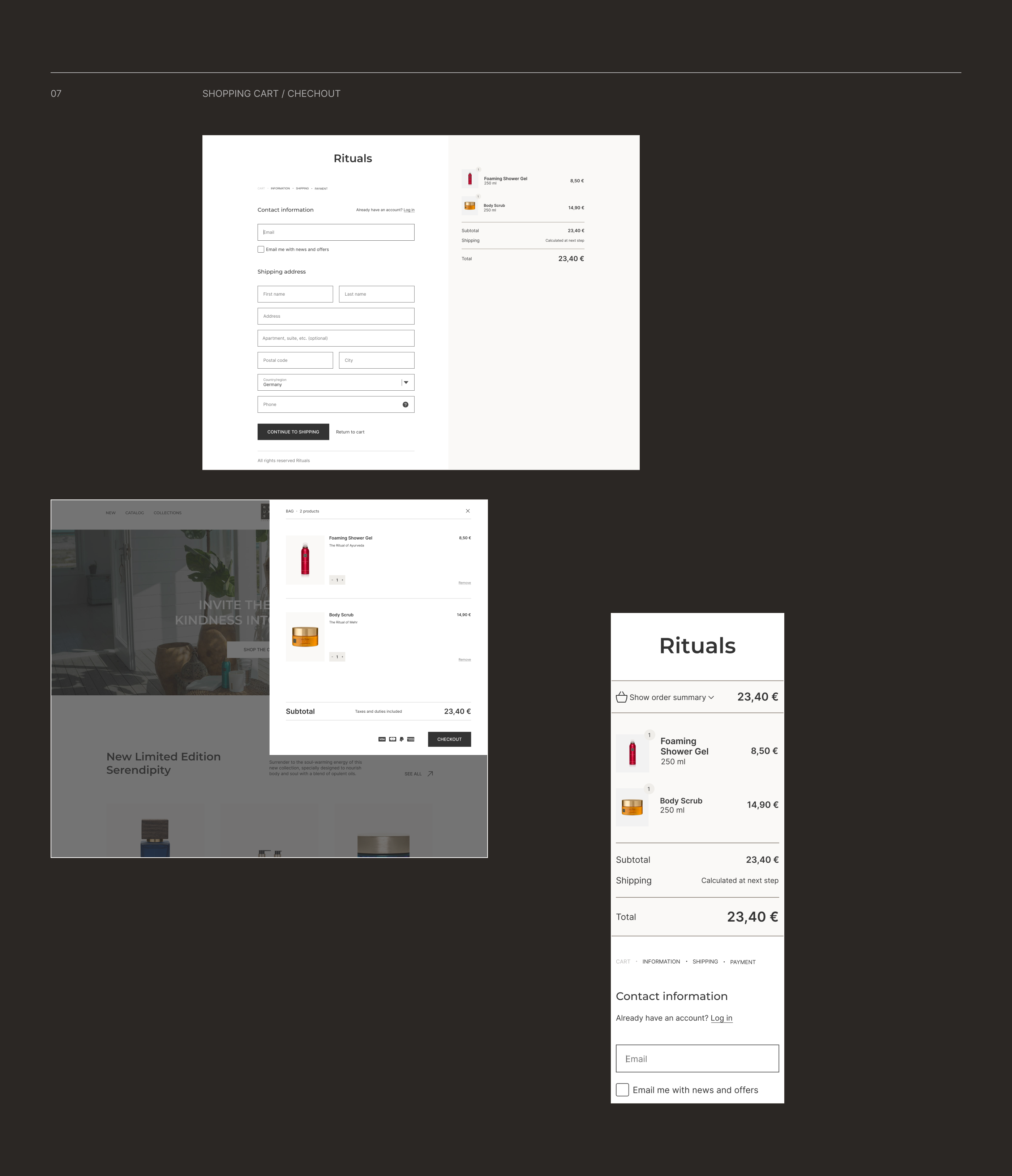 Rituals - redesign concept — Изображение №9 — Интерфейсы на Dprofile