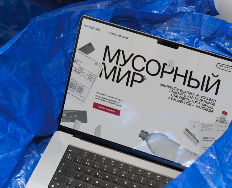 web-design — Trash World — Интерфейсы, Брендинг на Dprofile