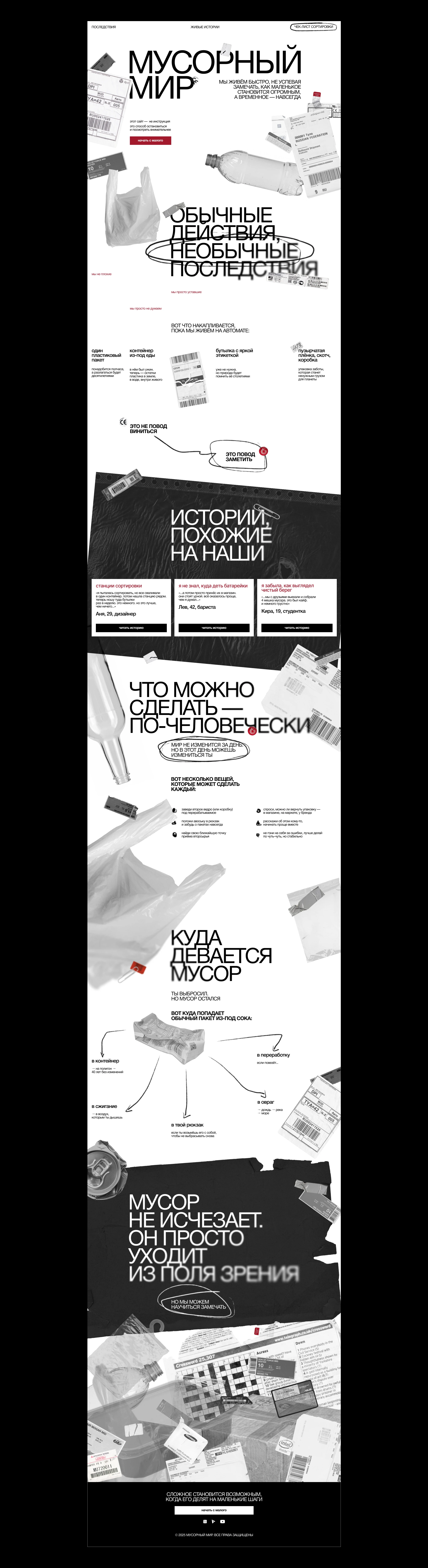 web-design — Trash World — Изображение №4 — Интерфейсы, Брендинг на Dprofile