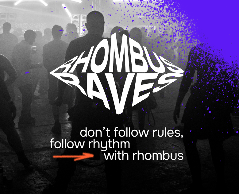 branding&website — Rhombus Raves — Интерфейсы, Брендинг на Dprofile