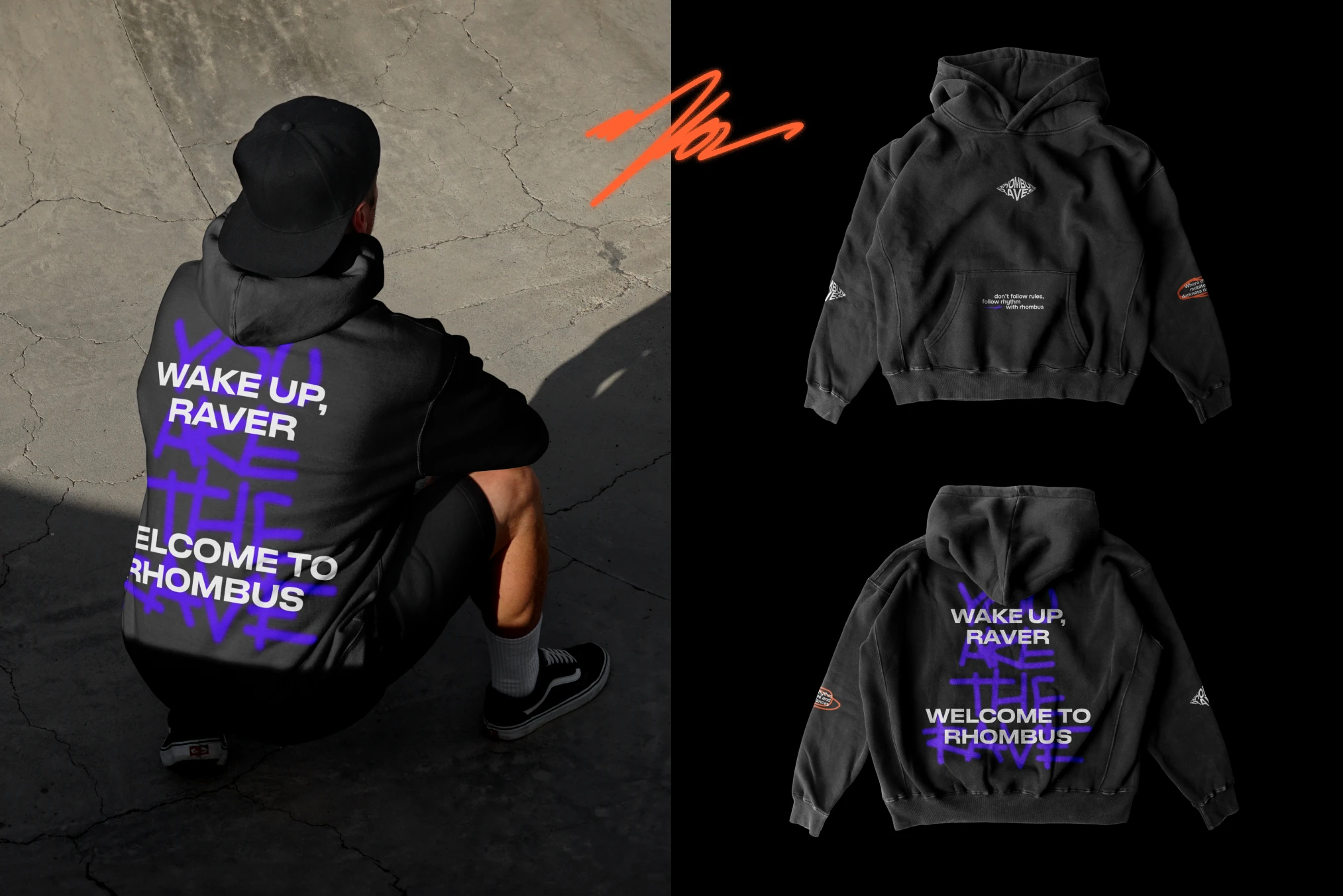 branding&website — Rhombus Raves — Изображение №11 — Интерфейсы, Брендинг на Dprofile