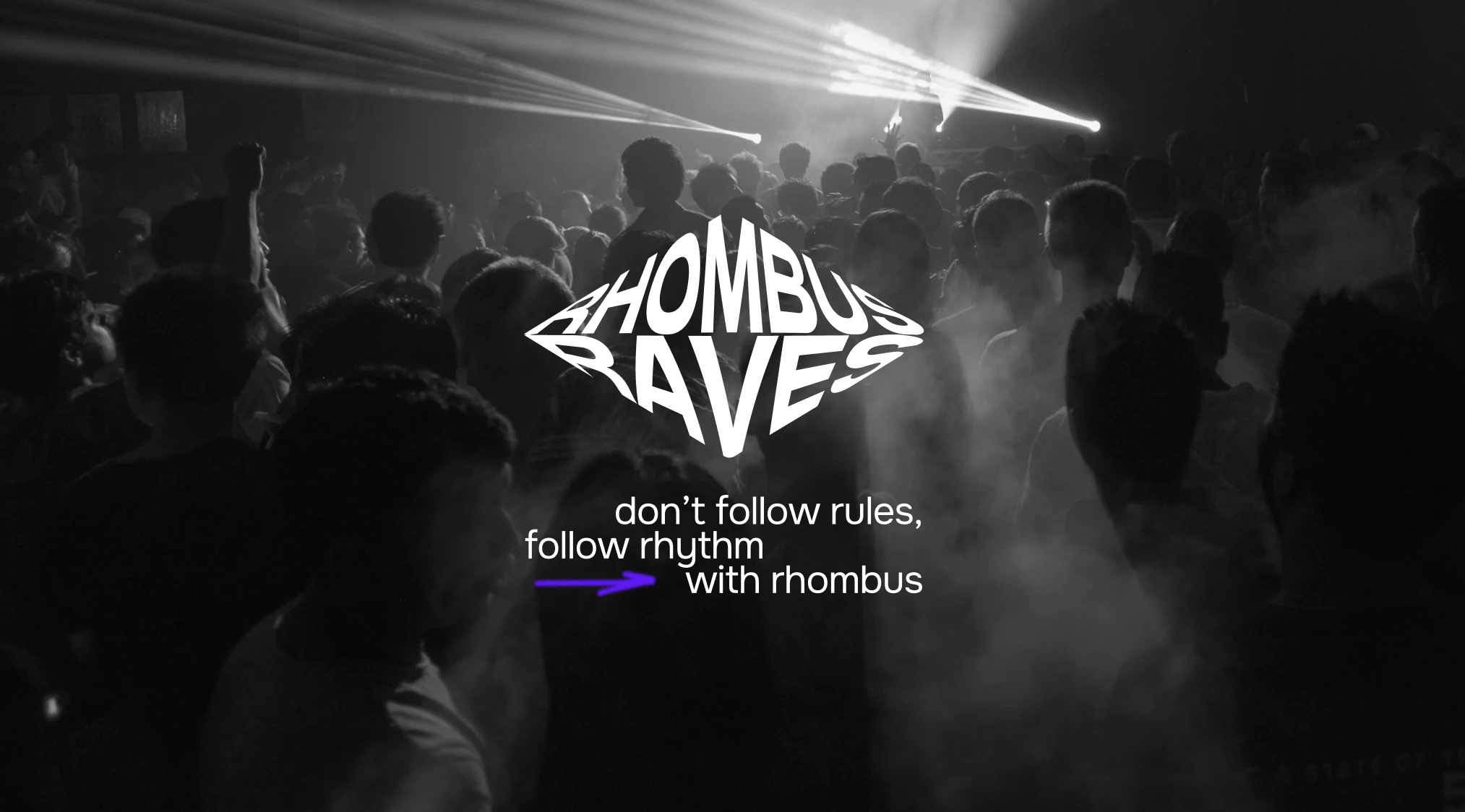 branding&website — Rhombus Raves — Изображение №1 — Интерфейсы, Брендинг на Dprofile