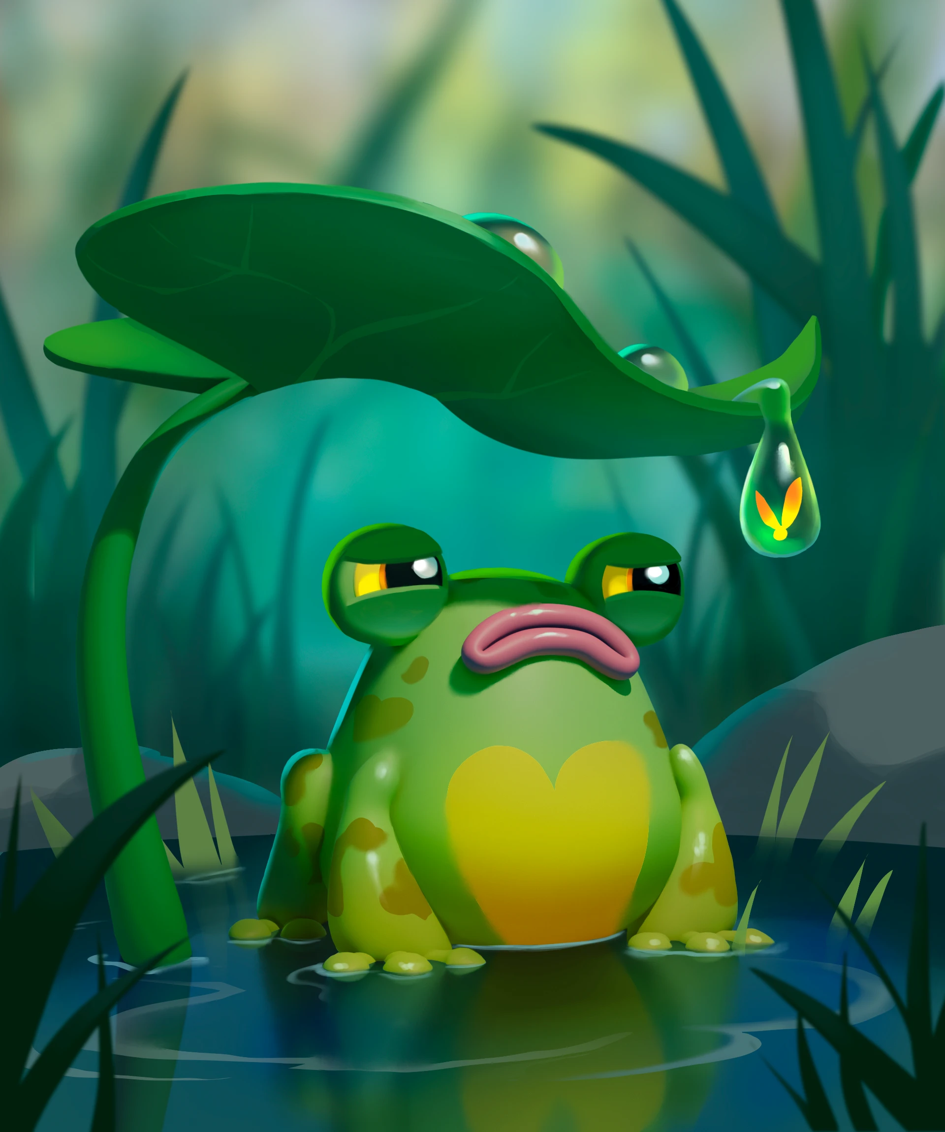 3D Sweet frog — Изображение №1 — Иллюстрация на Dprofile