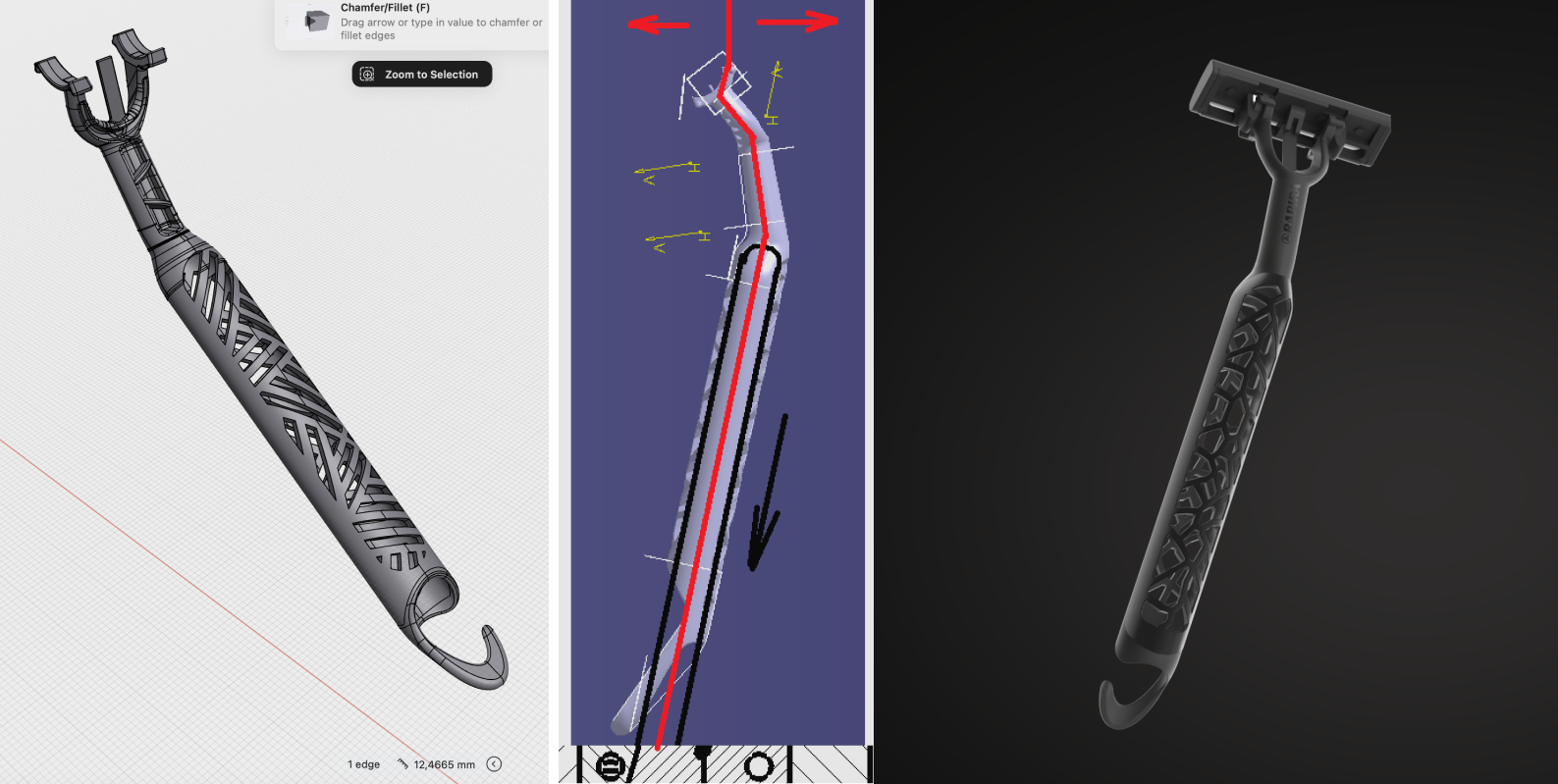 Одноразовая экобритва — Изображение №4 — 3D на Dprofile