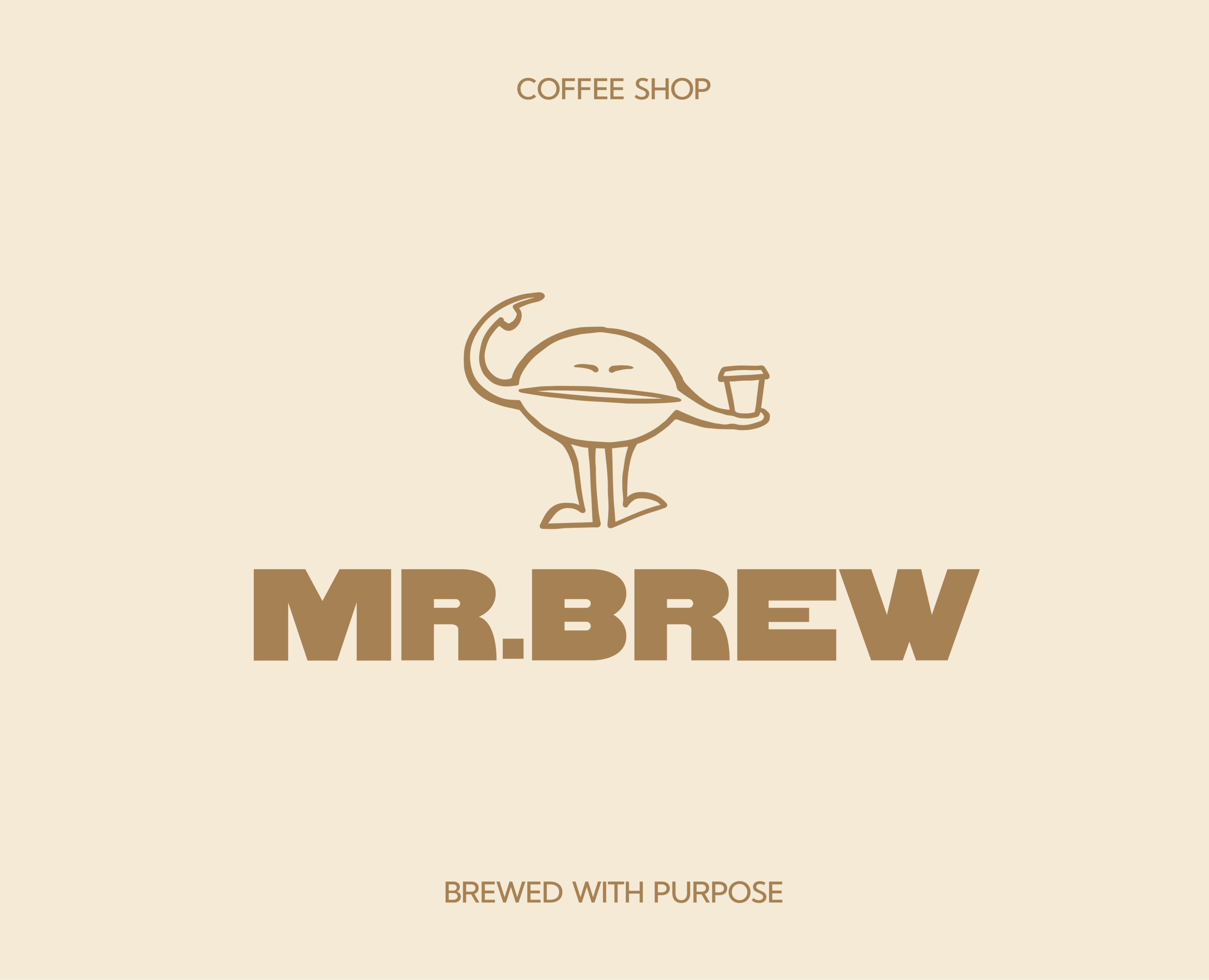 Mr.Brew I Визуальная Айдентика — Брендинг, Иллюстрация на Dprofile