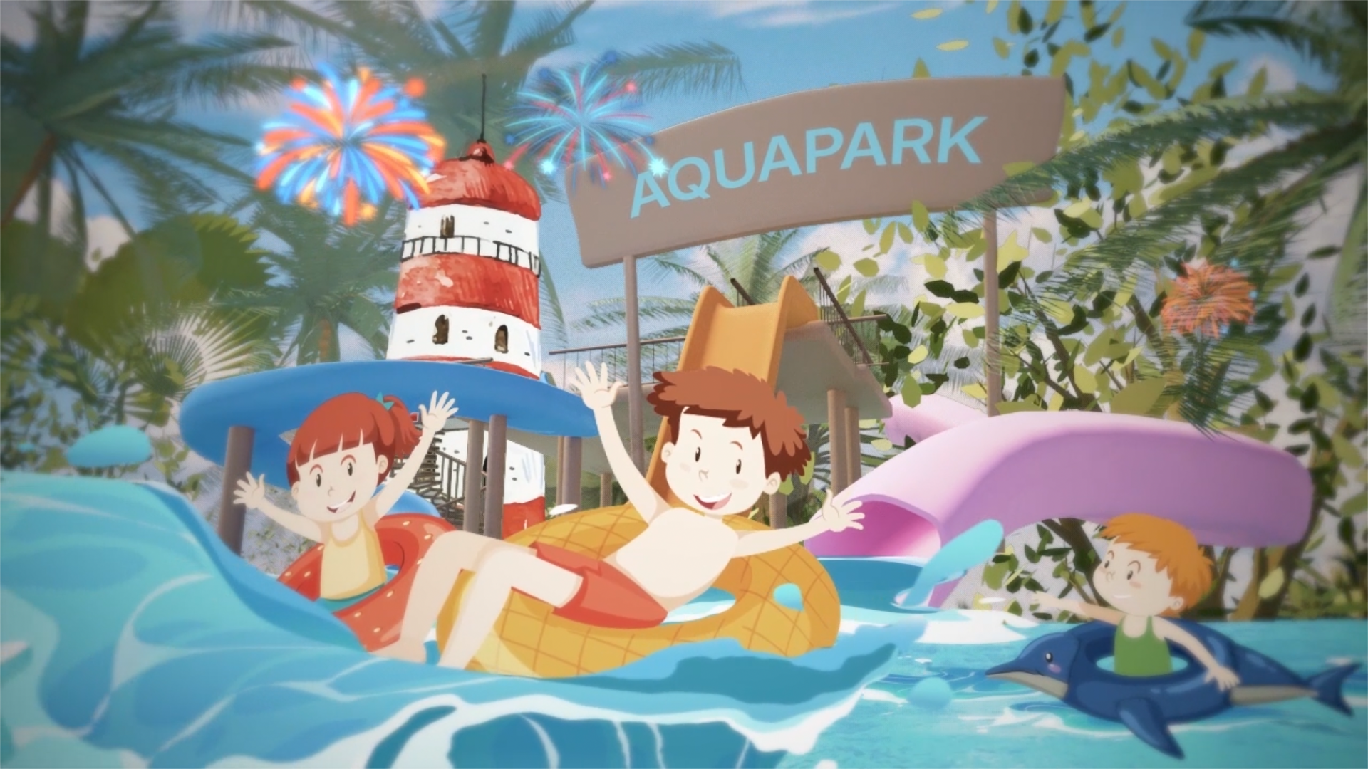 Глубины океана и скрытый аквапарк. Промо Аквапарка. — Изображение №5 — 3D, Анимация на Dprofile