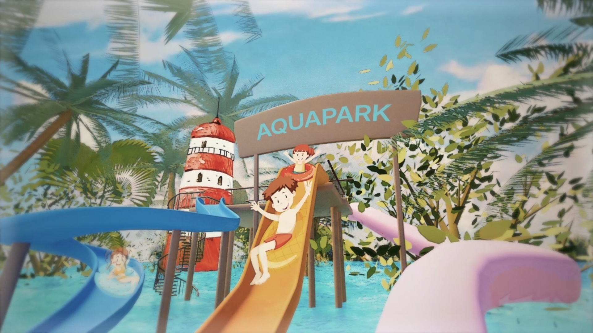 Глубины океана и скрытый аквапарк. Промо Аквапарка. — Изображение №4 — 3D, Анимация на Dprofile