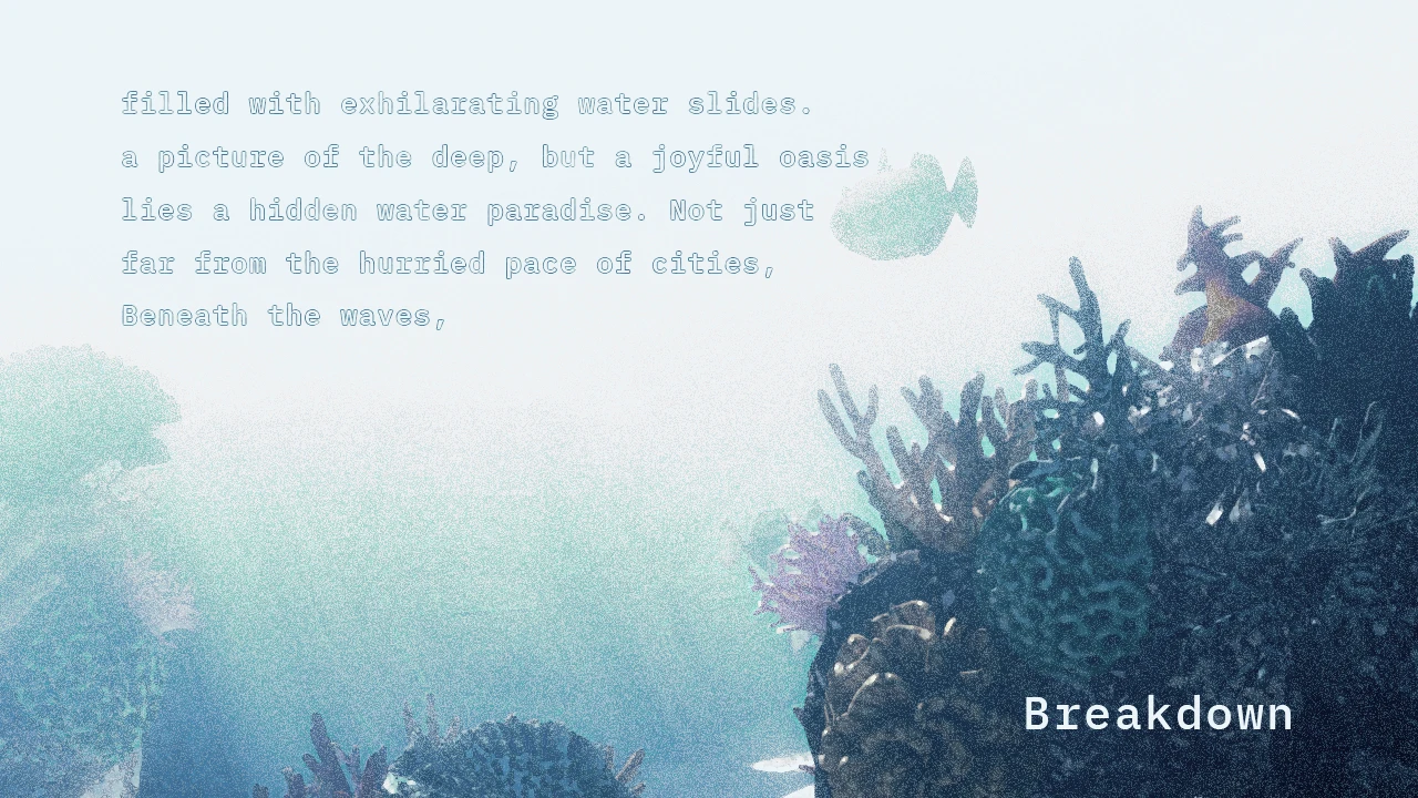 Глубины океана и скрытый аквапарк. Промо Аквапарка. — Изображение №7 — 3D, Анимация на Dprofile