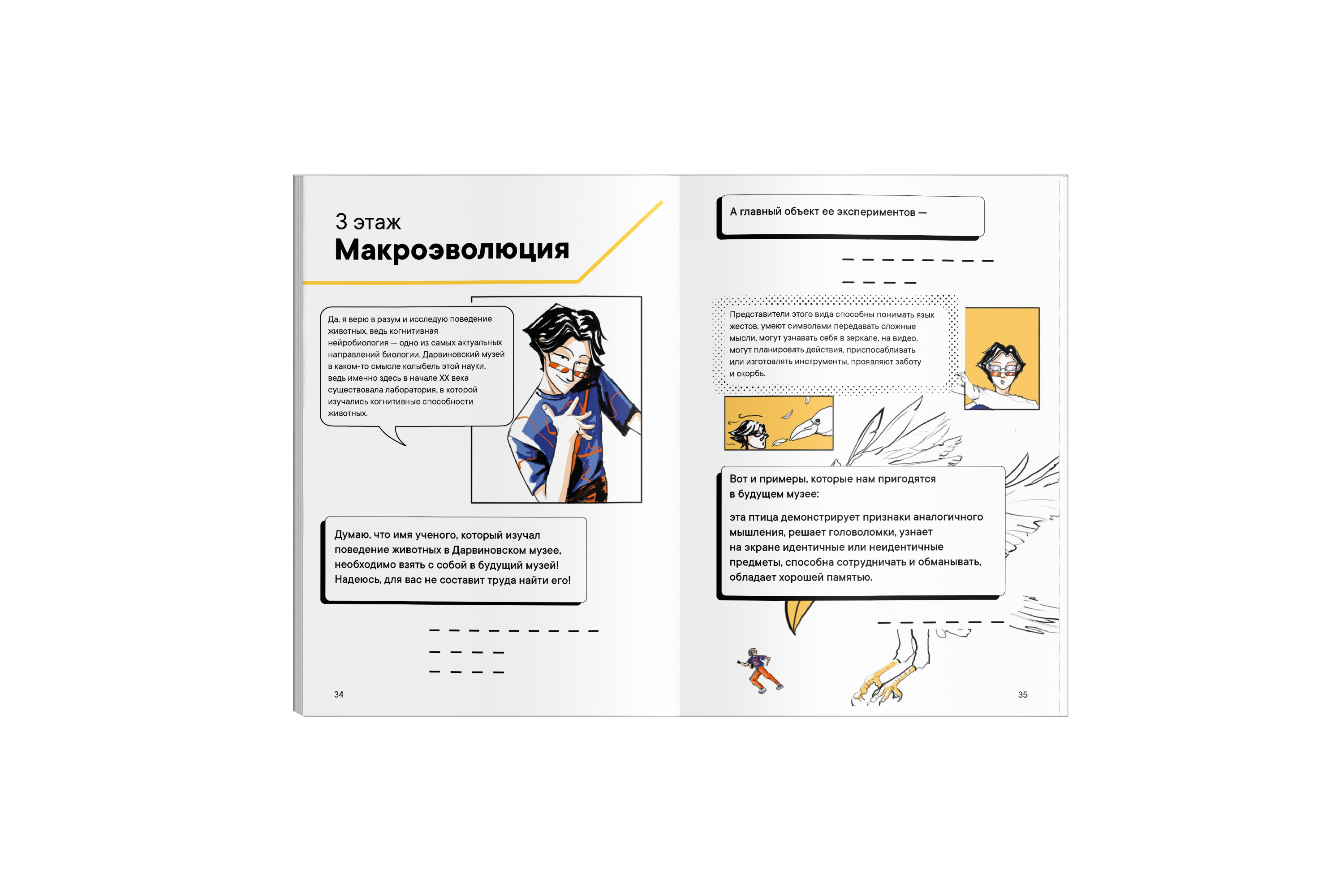 Буклет "Музей биологии будущего" — Изображение №8 — Иллюстрация, Графика на Dprofile