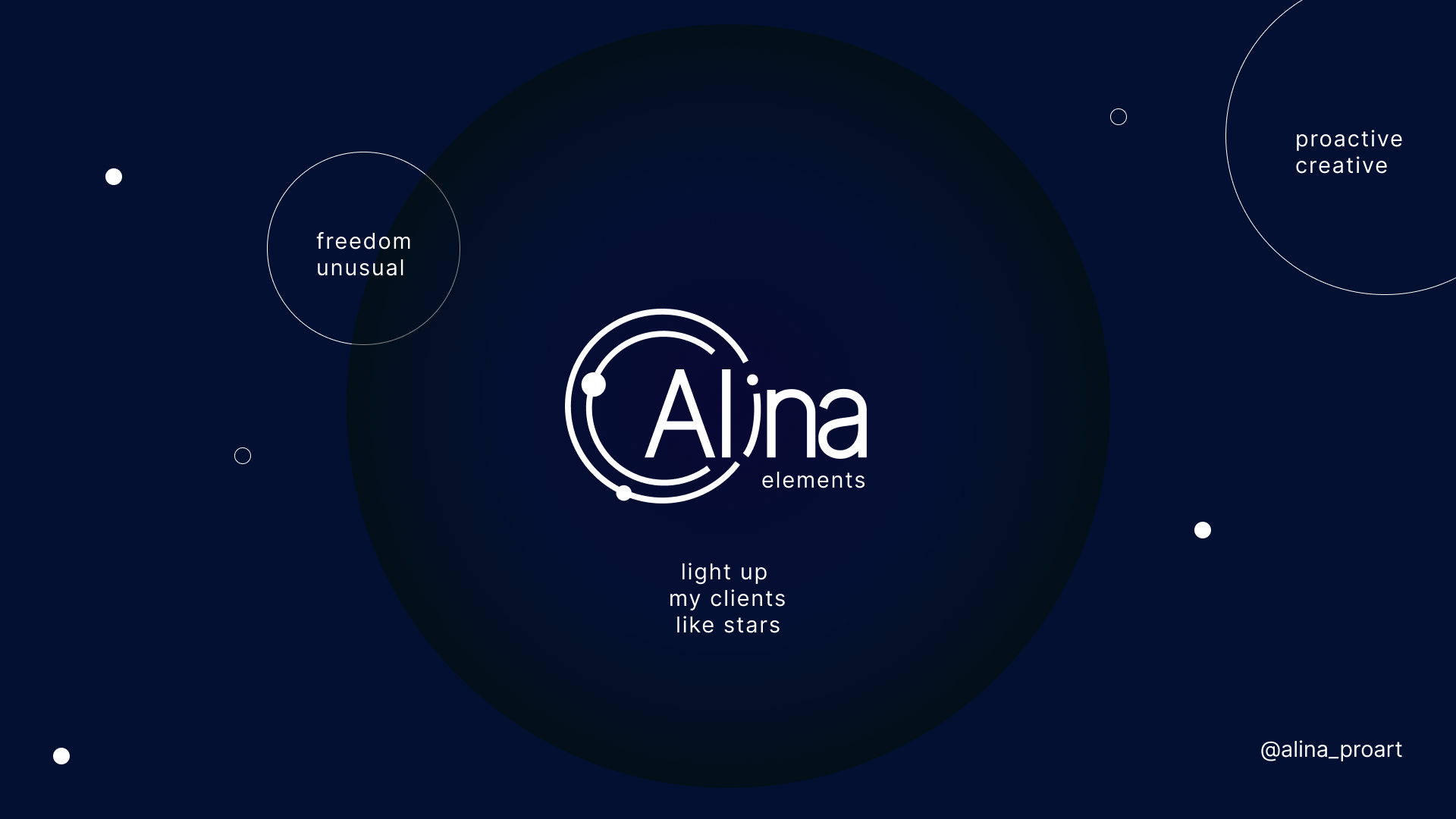 Logo for web-designer Alina Kaurina — Изображение №3 — Интерфейсы, Брендинг на Dprofile
