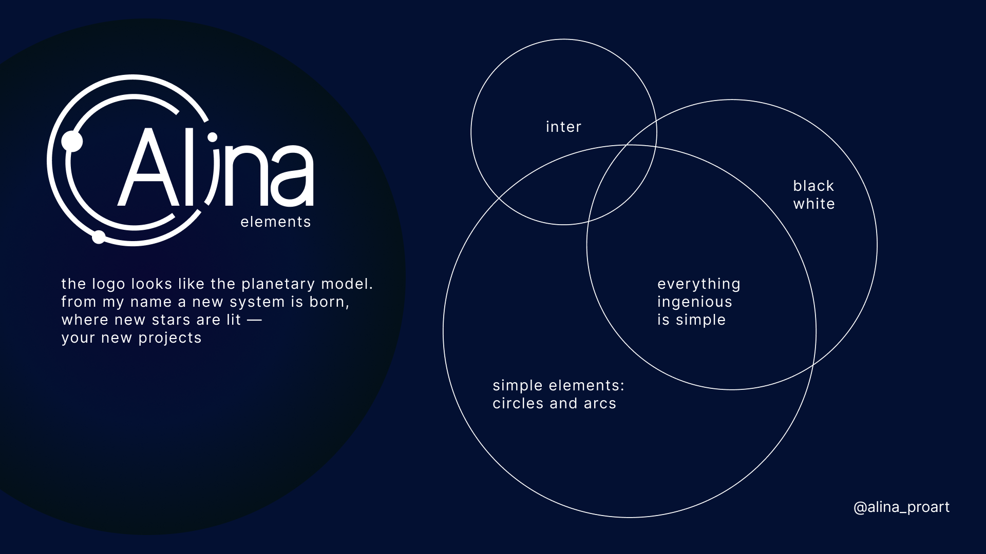 Logo for web-designer Alina Kaurina — Изображение №4 — Интерфейсы, Брендинг на Dprofile
