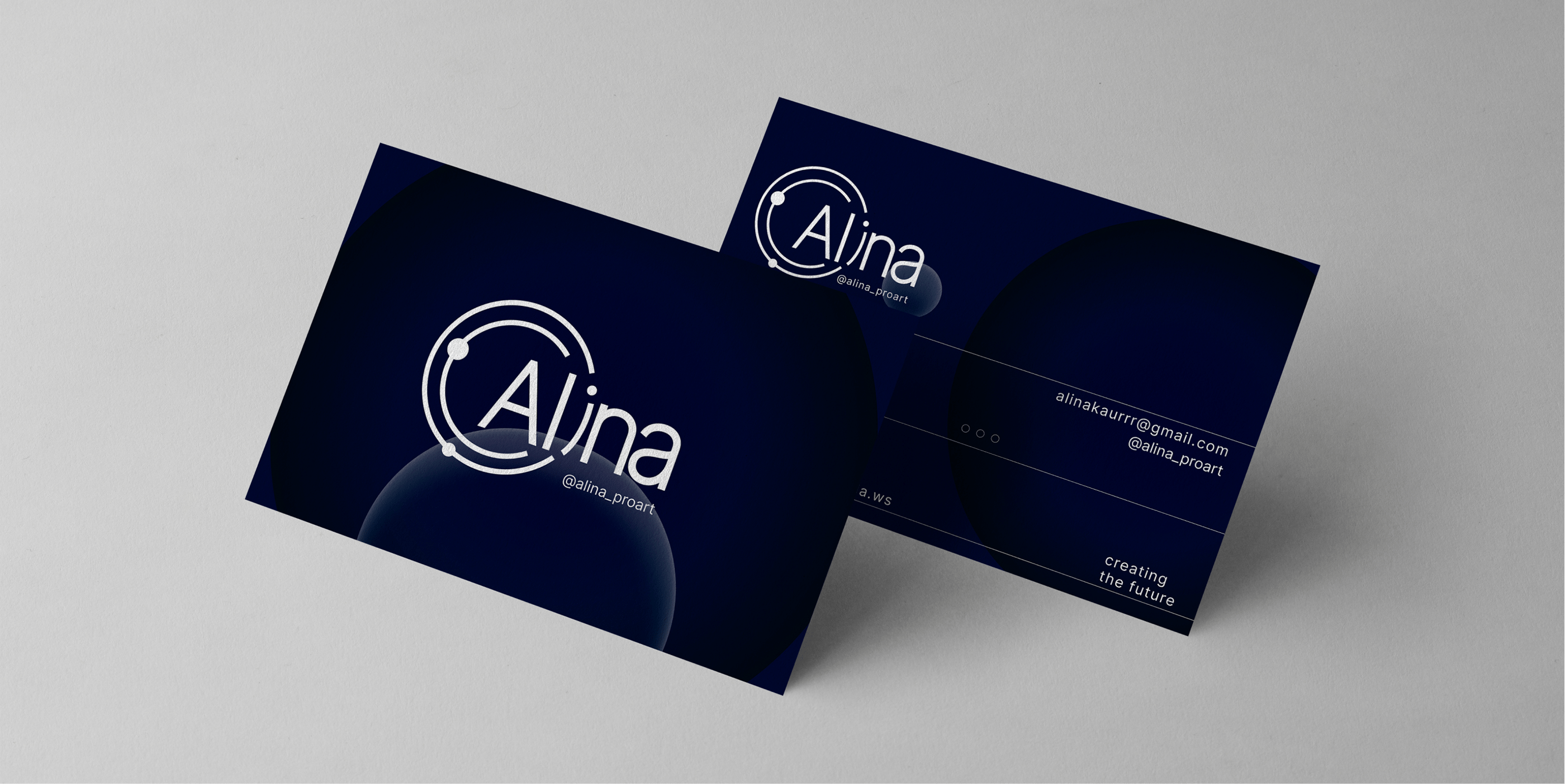 Logo for web-designer Alina Kaurina — Изображение №5 — Интерфейсы, Брендинг на Dprofile