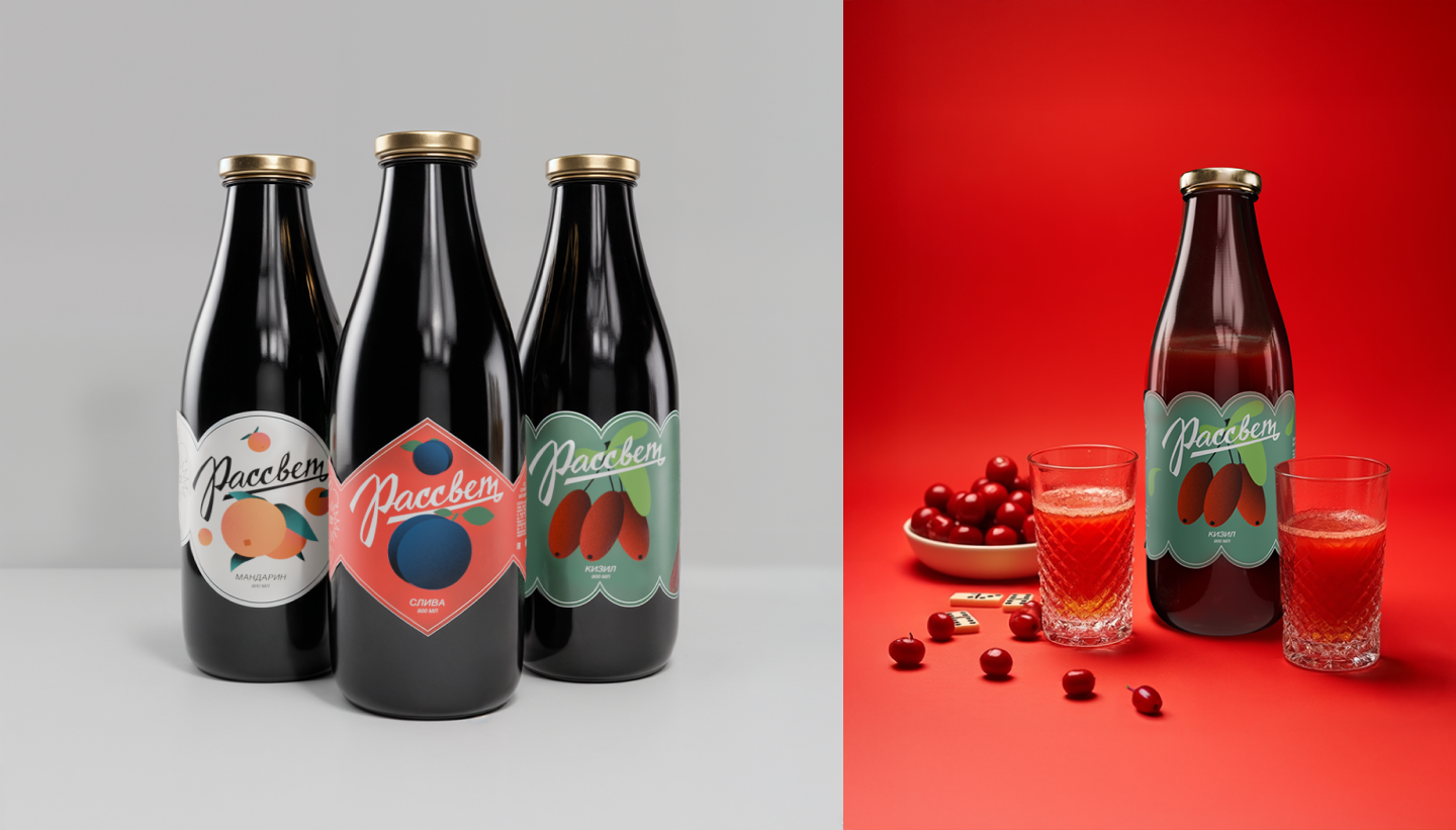 Juise «Rassvet» — Изображение №5 — Брендинг на Dprofile