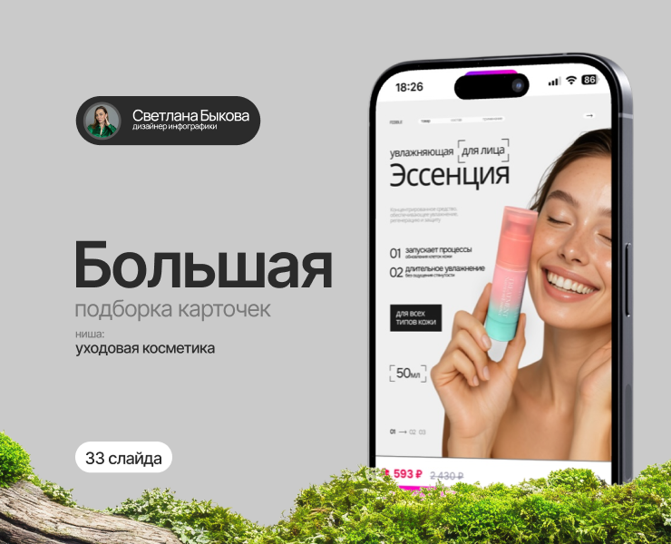 Инфографика для маркетплейсов Wildberries | Дизайн карточек товаров на Dprofile