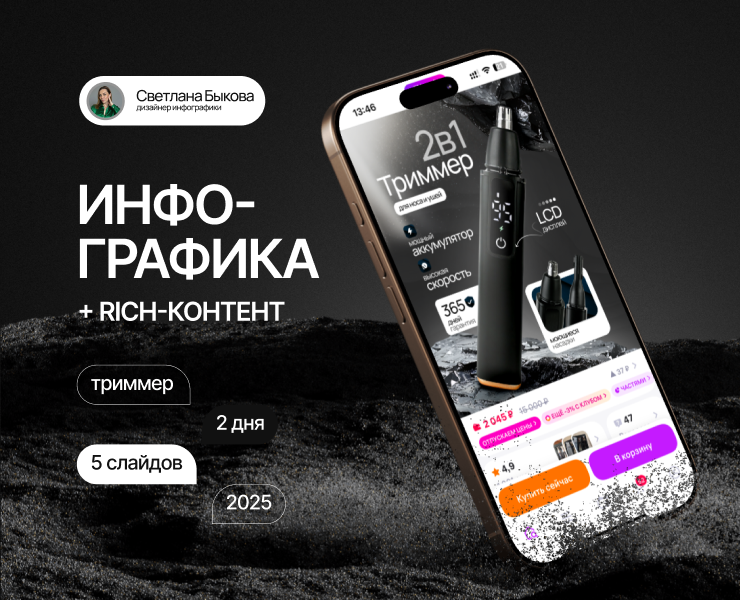 Инфографика для Wildberries| Дизайн карточек товаров на Dprofile