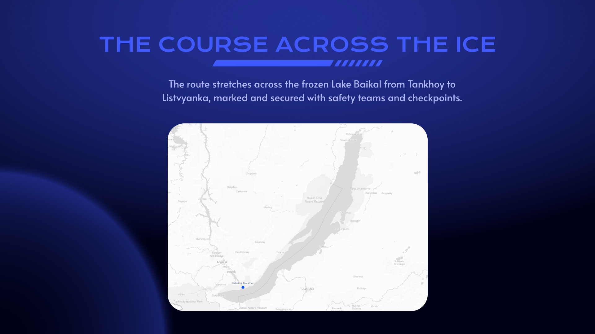 Baikal Ice Marathon — Изображение №7 — Брендинг на Dprofile