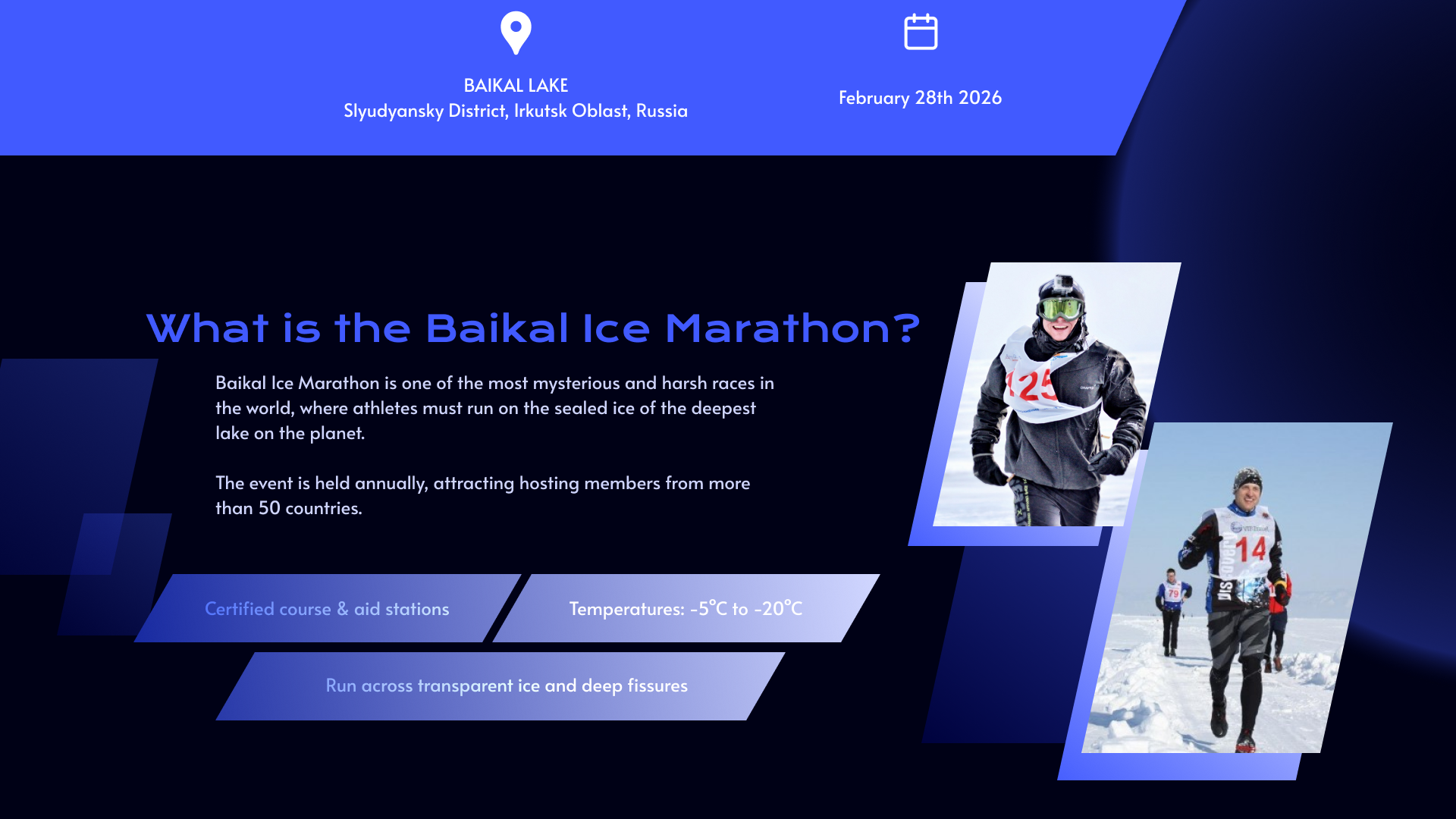 Baikal Ice Marathon — Изображение №5 — Брендинг на Dprofile