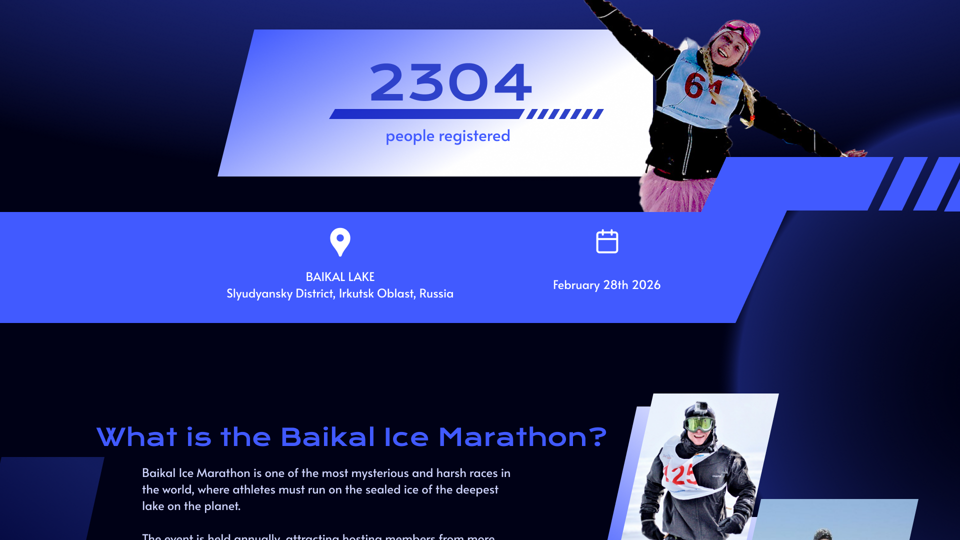 Baikal Ice Marathon — Изображение №4 — Брендинг на Dprofile