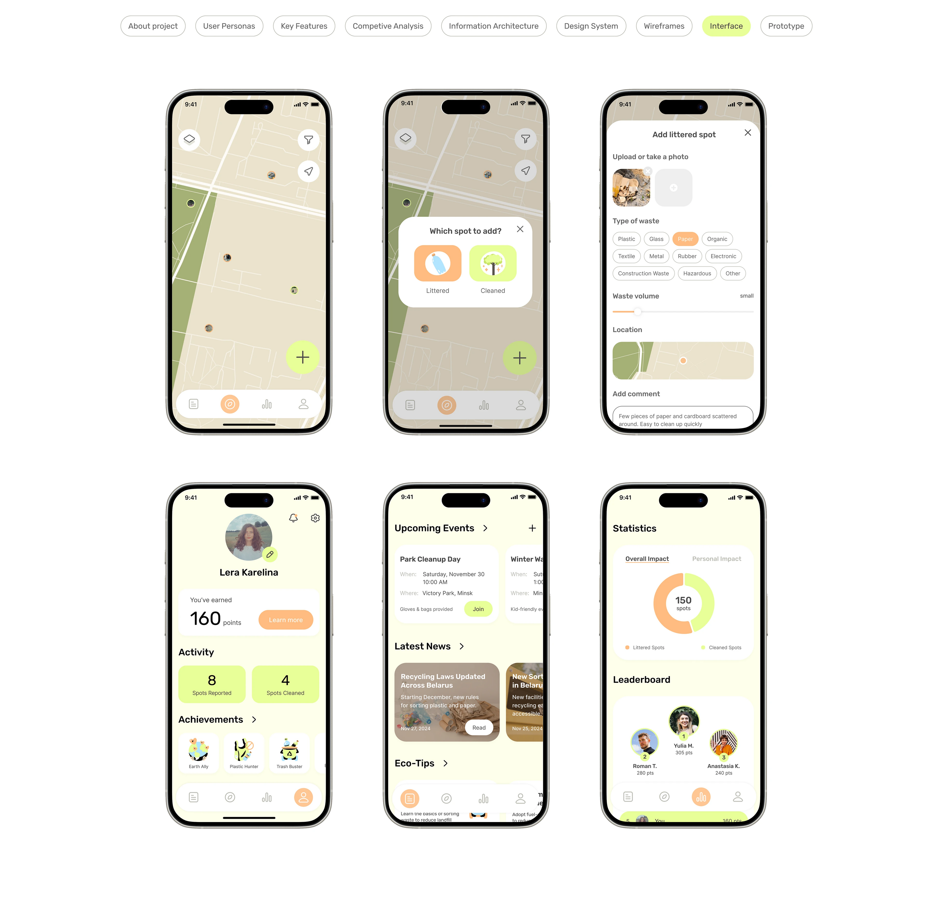 Clean Spot app | UX/UI Design — Изображение №9 — Интерфейсы на Dprofile