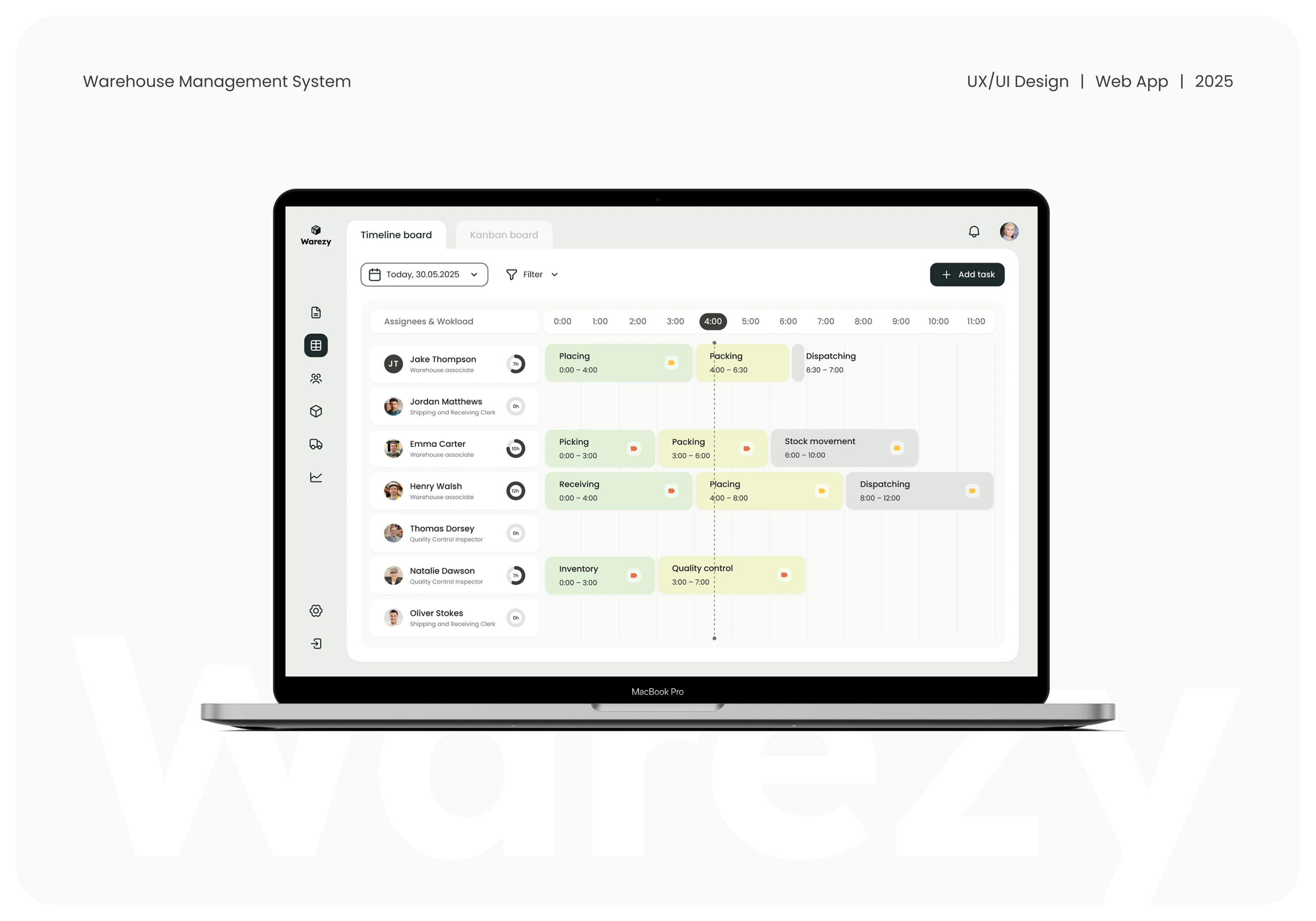 Warezy | UX/UI for WMS | Task management — Изображение №1 — Интерфейсы на Dprofile