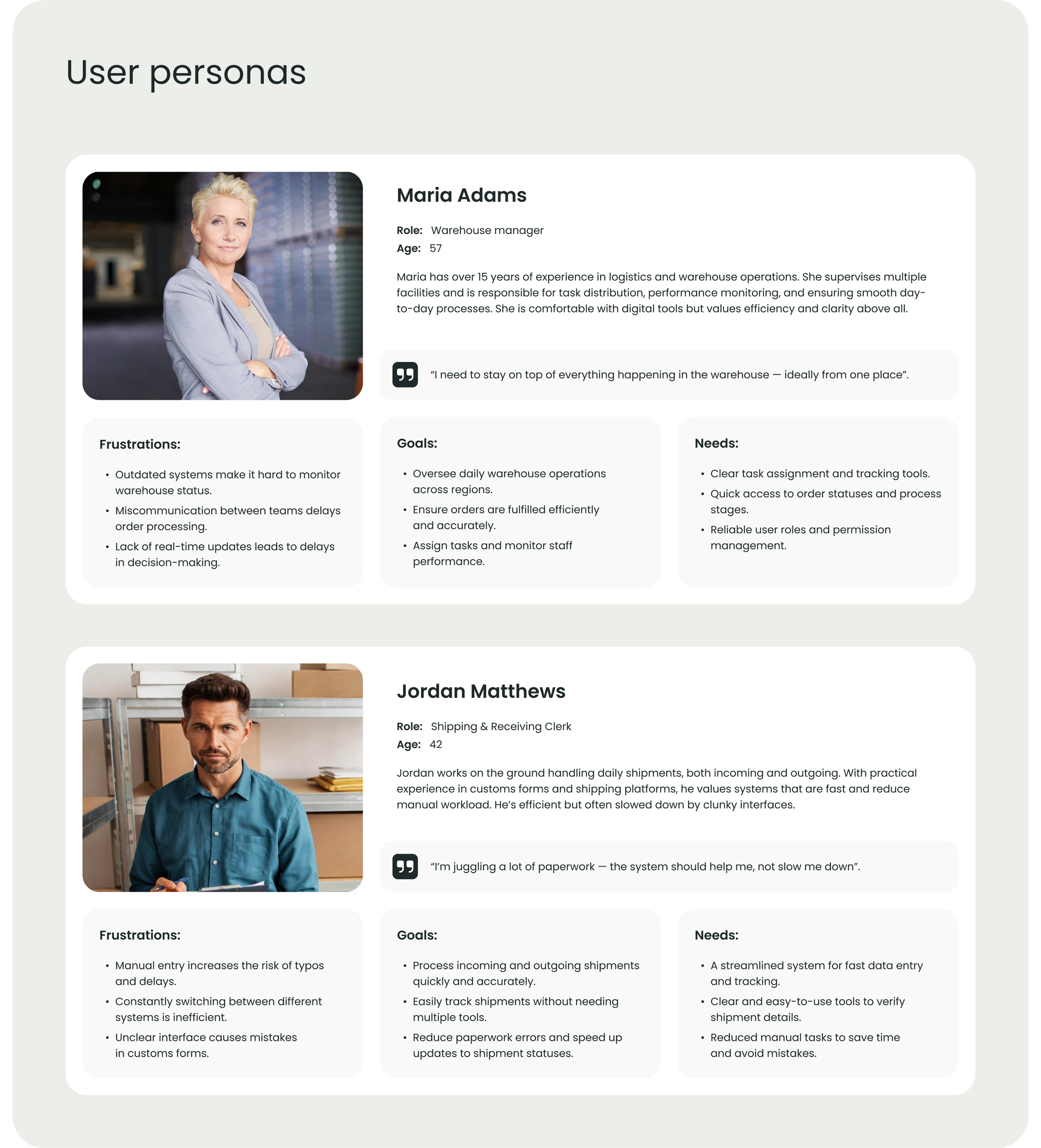 Warezy | UX/UI for WMS | Task management — Изображение №4 — Интерфейсы на Dprofile