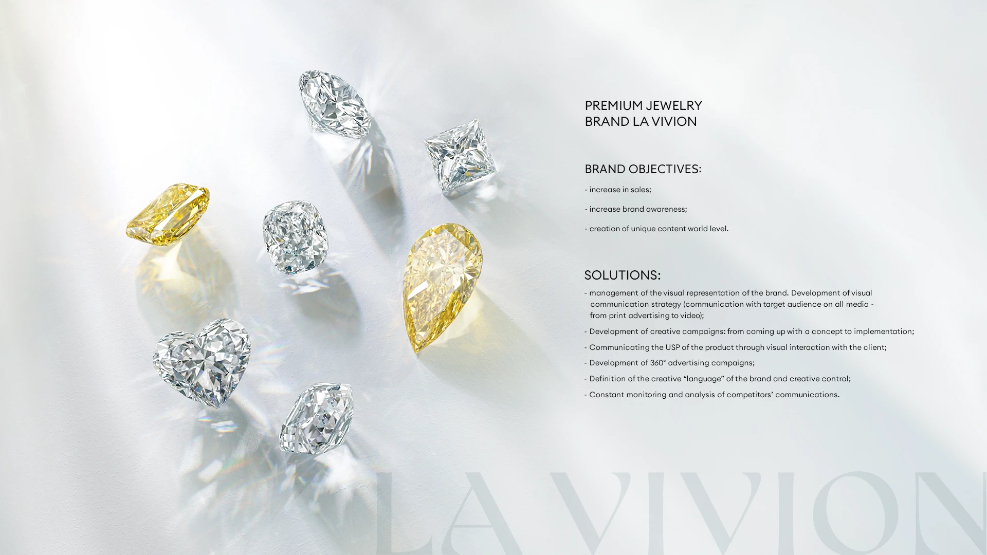 Премиальный ювелирный дом | Premium jewelry house La Vivion — Изображение №2 — Интерфейсы, 3D на Dprofile