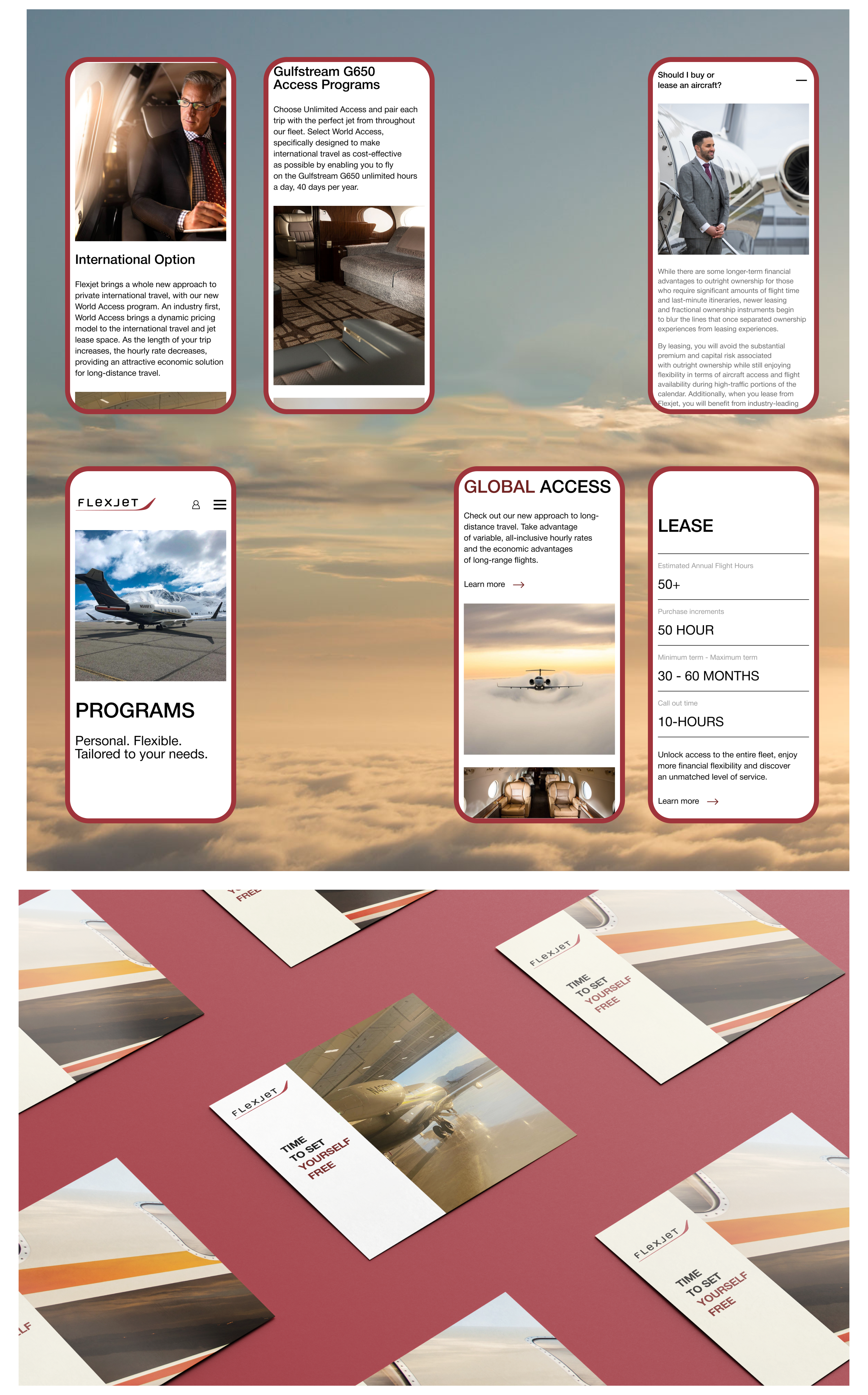 Flexjet| Corporate website redesign — Изображение №6 — Интерфейсы, Анимация на Dprofile