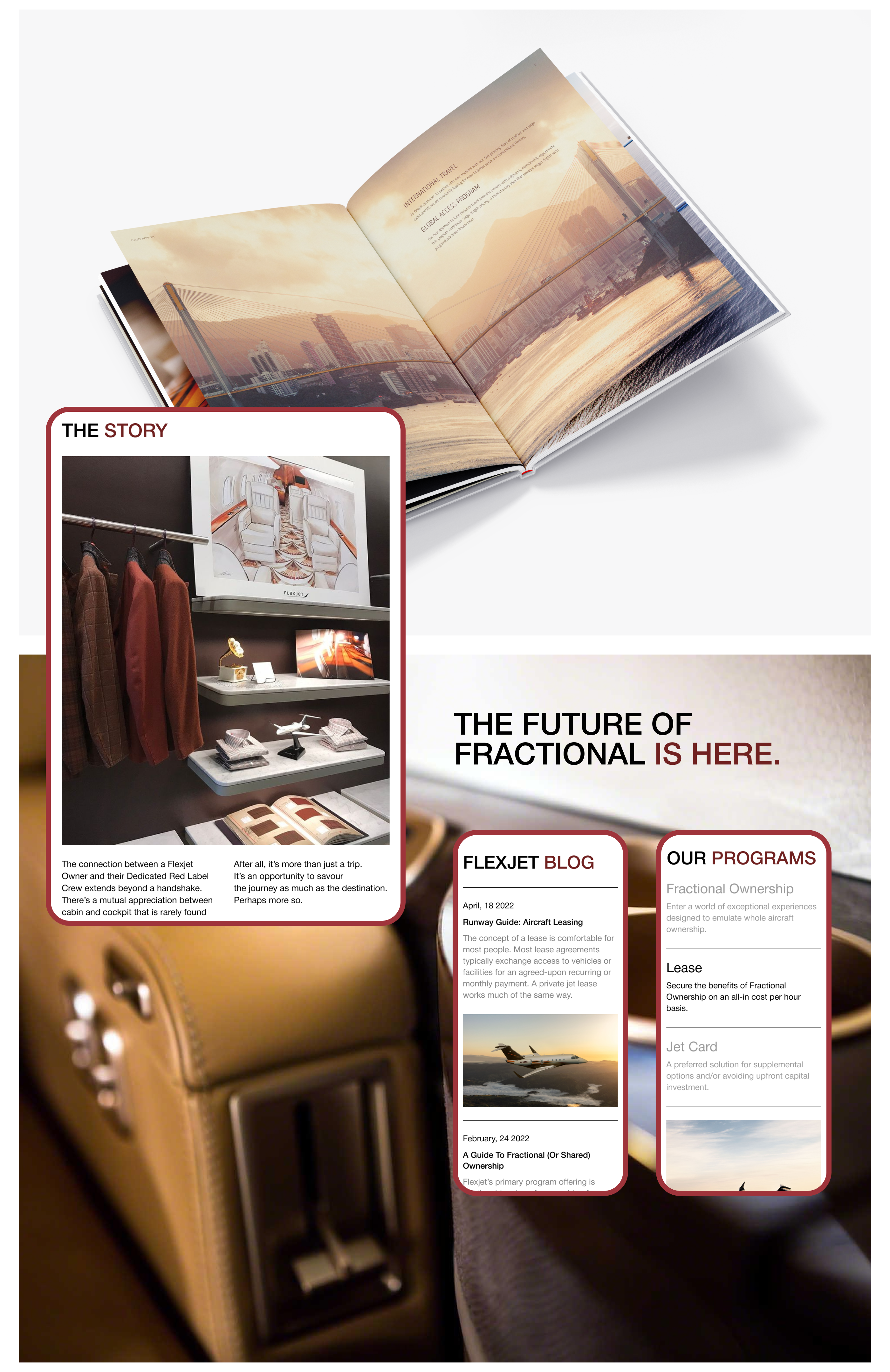 Flexjet| Corporate website redesign — Изображение №4 — Интерфейсы, Анимация на Dprofile