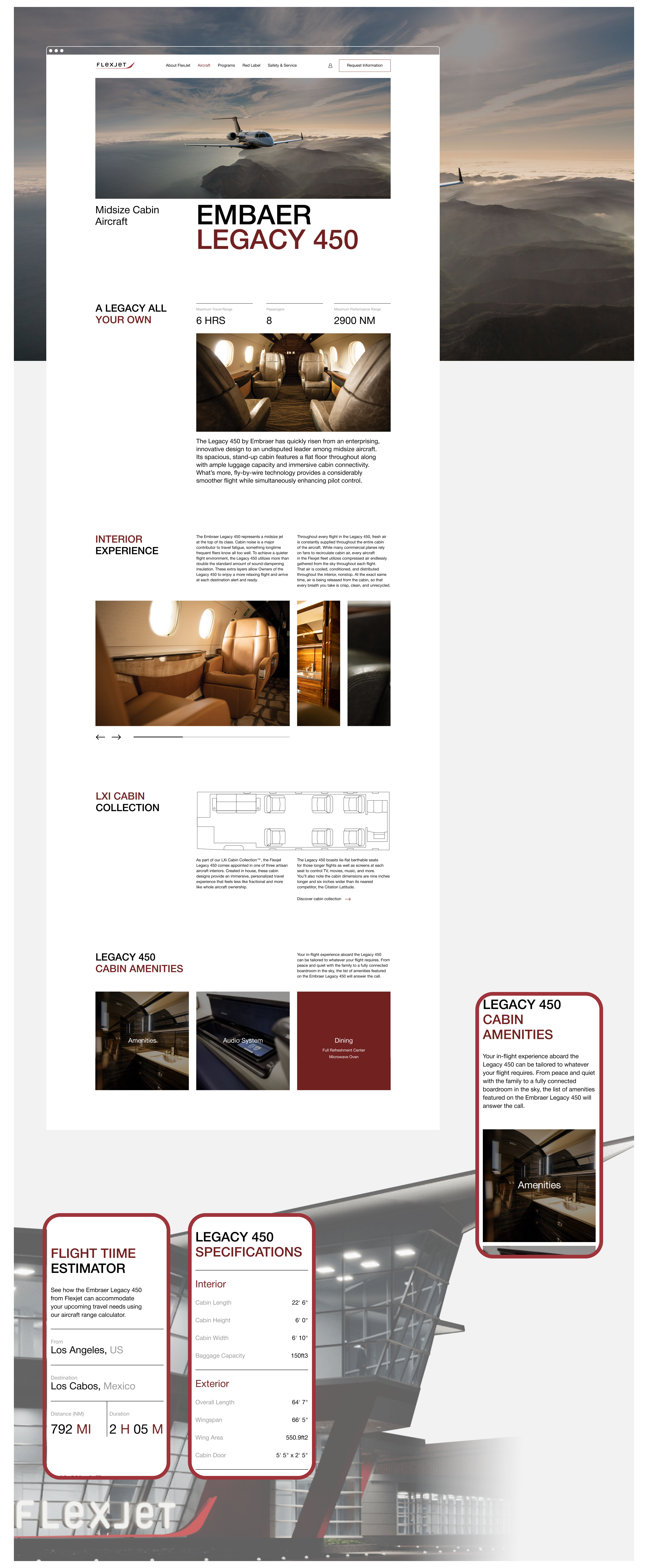 Flexjet| Corporate website redesign — Изображение №10 — Интерфейсы, Анимация на Dprofile