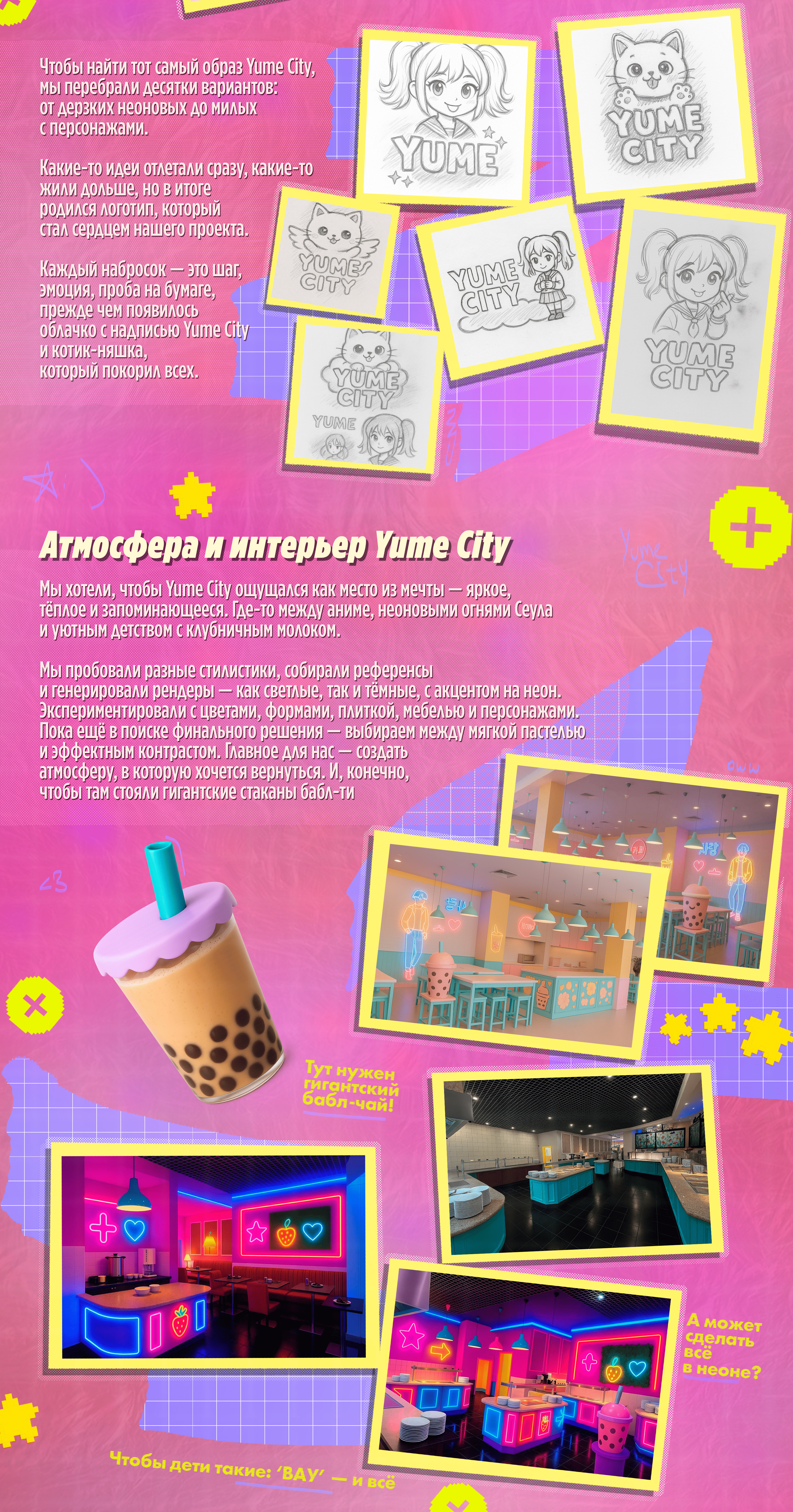 Разработка и оформление кафе Yume City — Изображение №3 — Брендинг, Иллюстрация на Dprofile