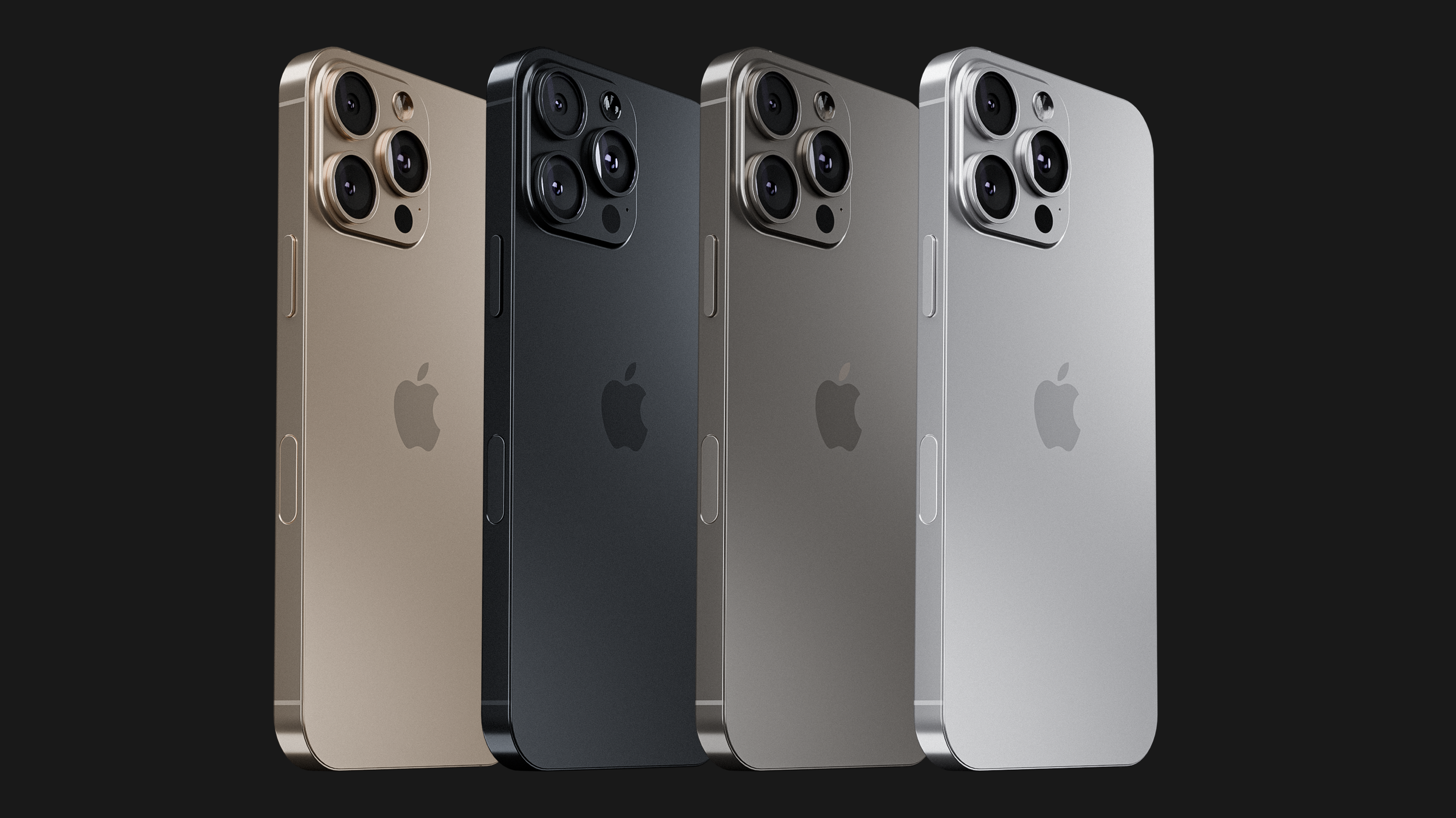 iPhone 16 Pro (3D рендер) — Изображение №3 — 3D на Dprofile