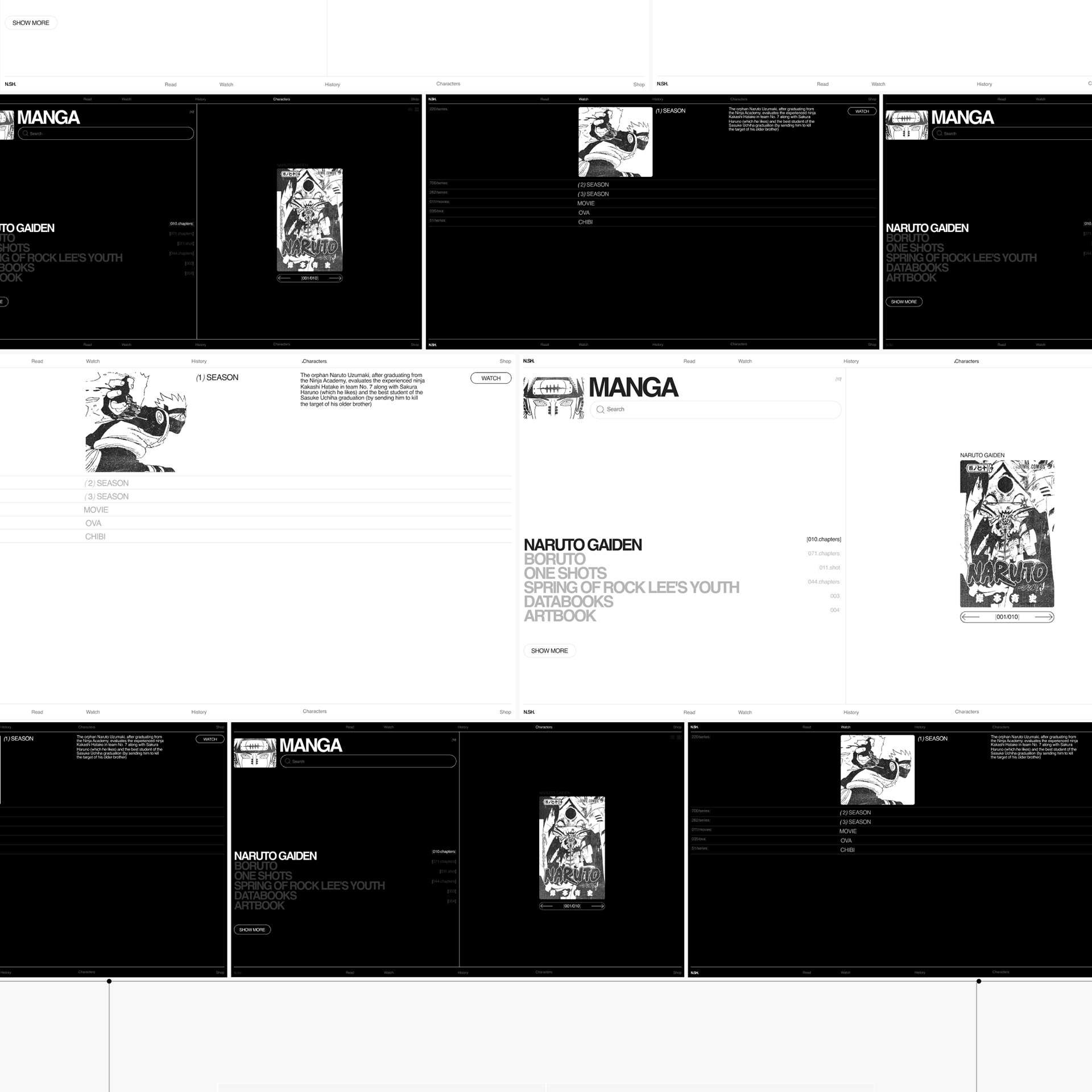 NARUTO — Изображение №13 — Интерфейсы, Графика на Dprofile