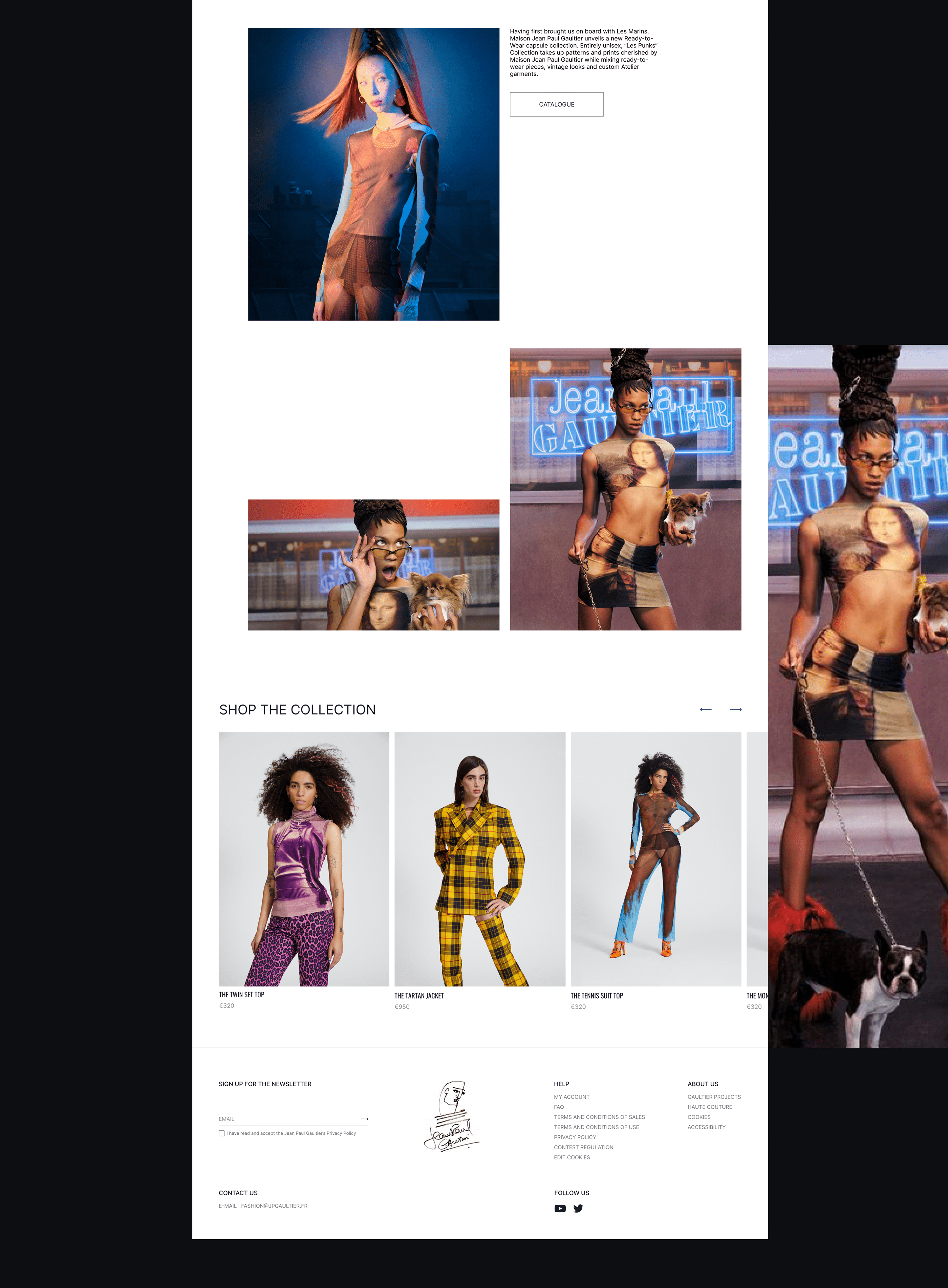 JEAN PAUL GAULTIER | E-commerce RedesignRedesign — Изображение №13 — Интерфейсы на Dprofile