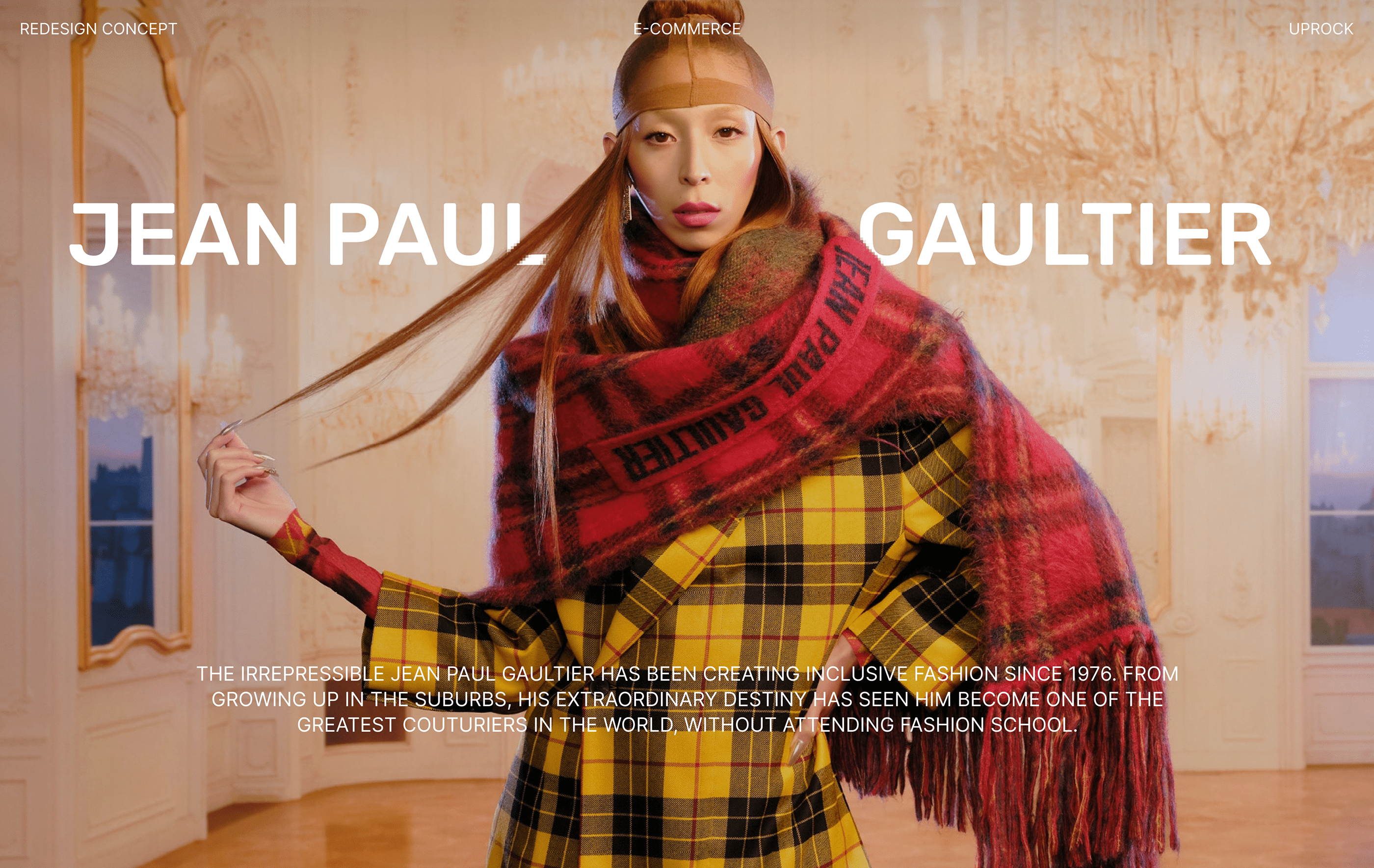 JEAN PAUL GAULTIER | E-commerce RedesignRedesign — Изображение №1 — Интерфейсы на Dprofile
