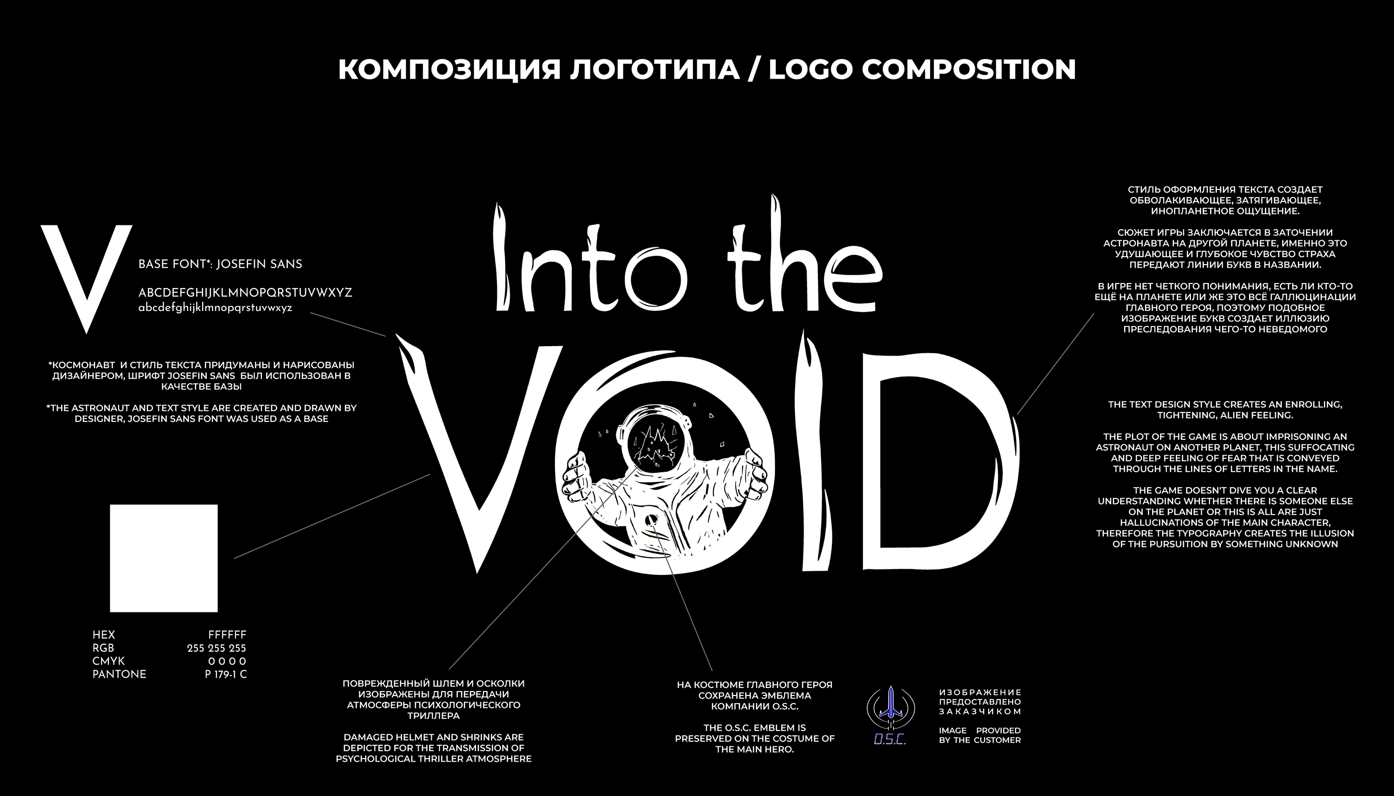 Into the void | Logo for a thriller game — Изображение №4 — Брендинг, Иллюстрация на Dprofile