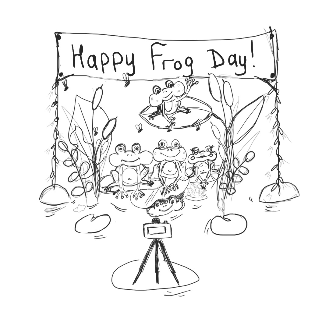 Frog Day illustration l Logomachine Education — Изображение №3 — Иллюстрация, Графика на Dprofile