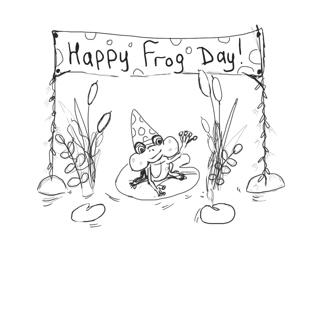Frog Day illustration l Logomachine Education — Изображение №4 — Иллюстрация, Графика на Dprofile