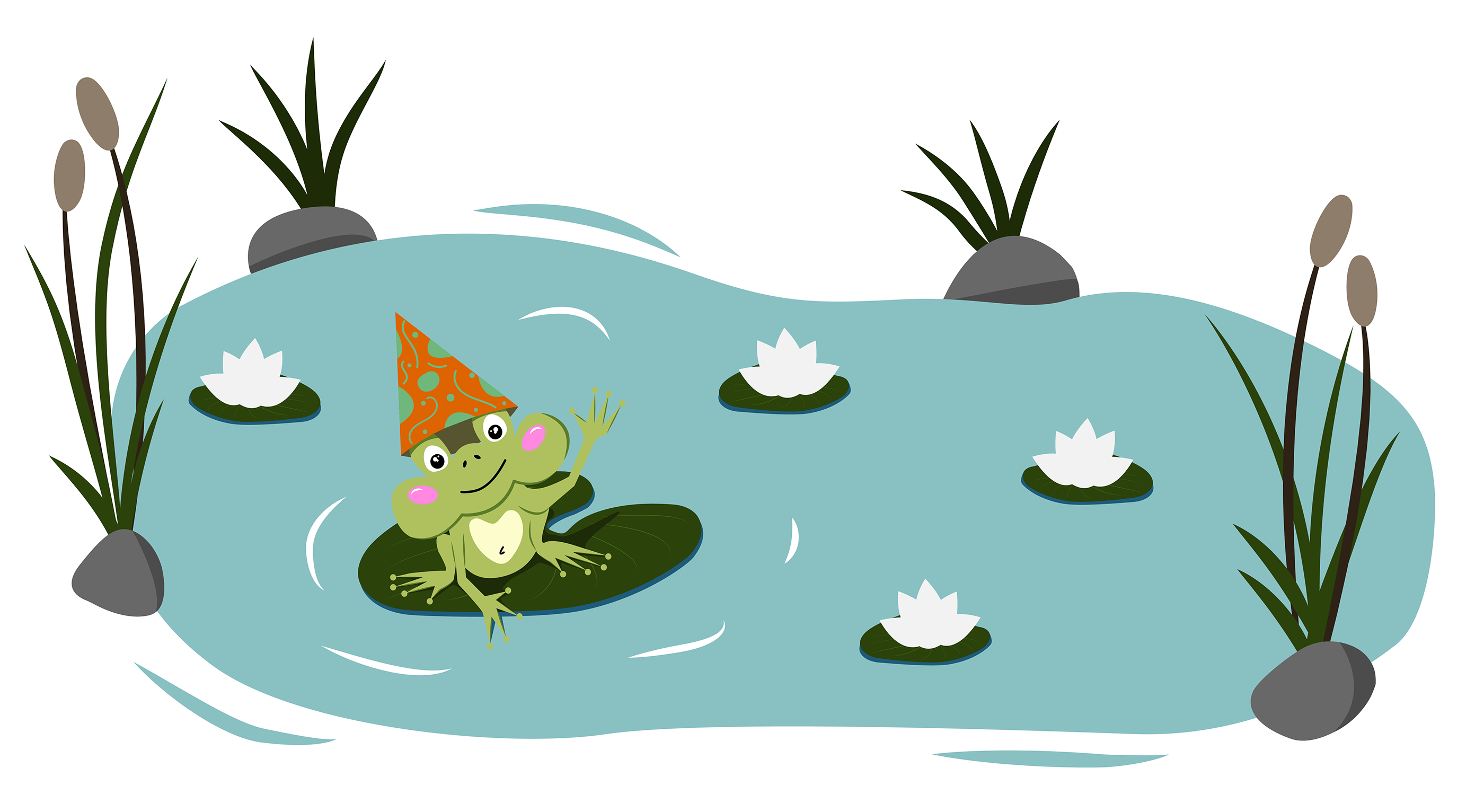 Frog Day illustration l Logomachine Education — Изображение №2 — Иллюстрация, Графика на Dprofile