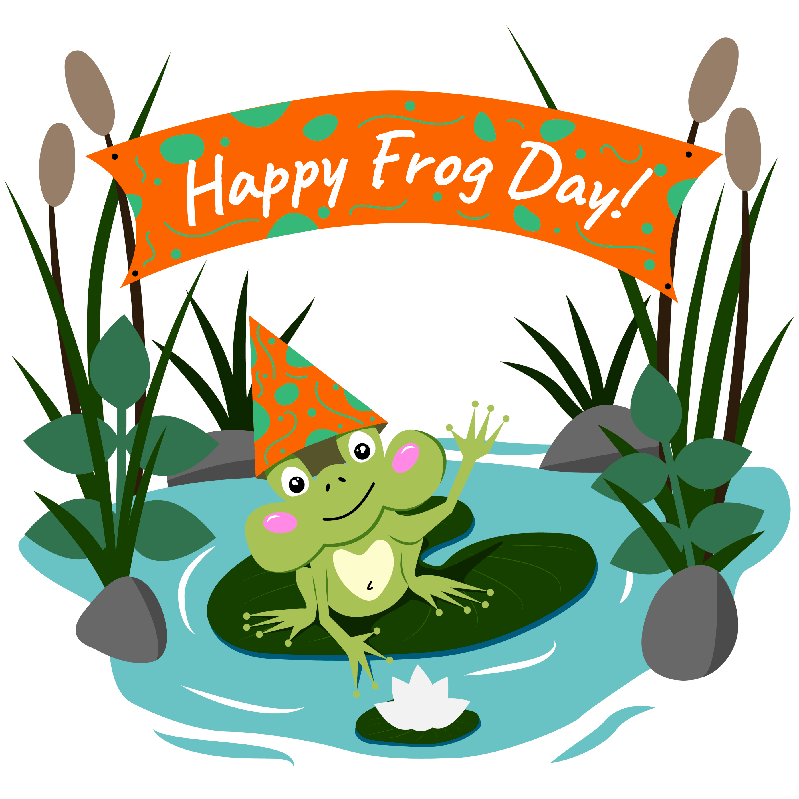 Frog Day illustration l Logomachine Education — Изображение №5 — Иллюстрация, Графика на Dprofile
