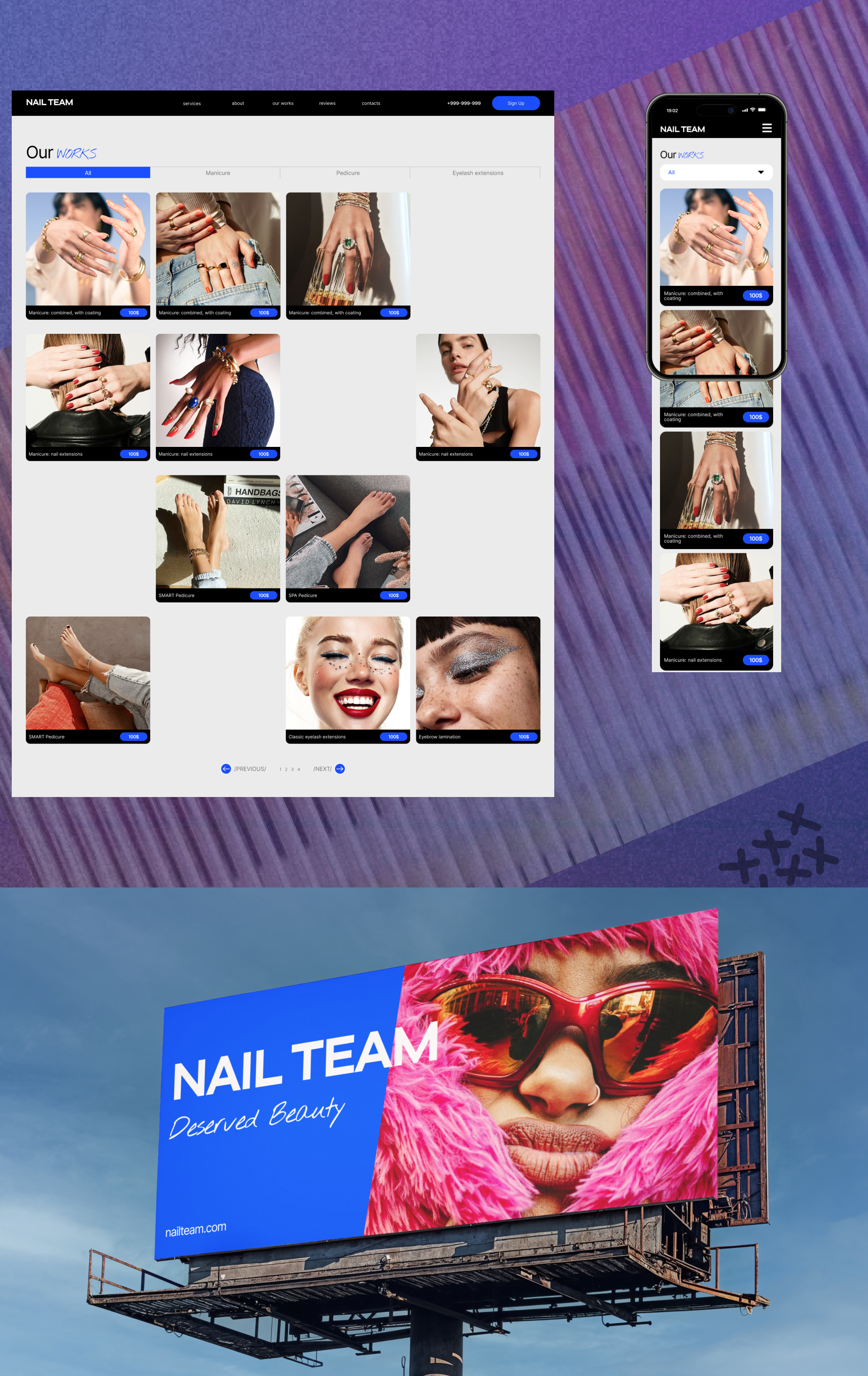 Nail Team — Изображение №6 — Интерфейсы на Dprofile