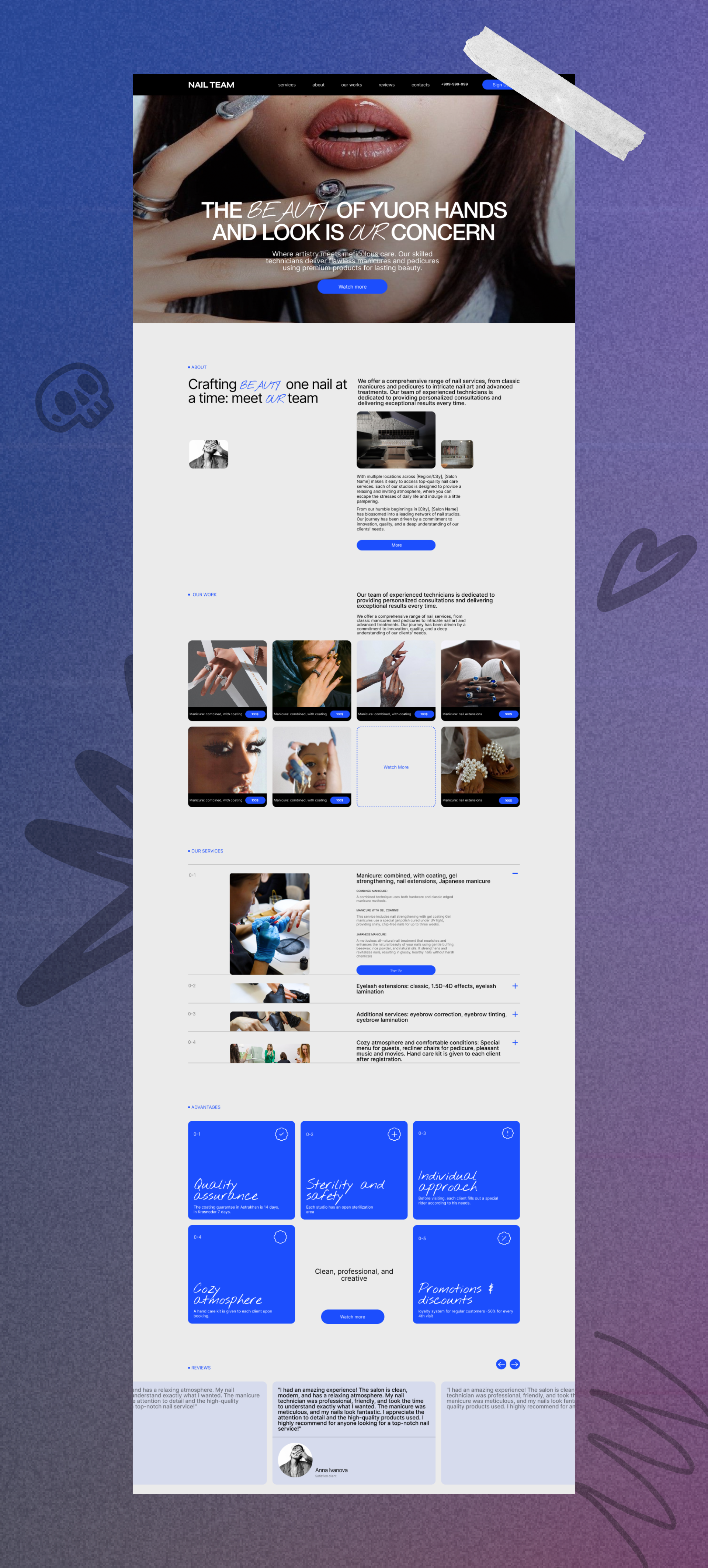 Nail Team — Изображение №4 — Интерфейсы на Dprofile