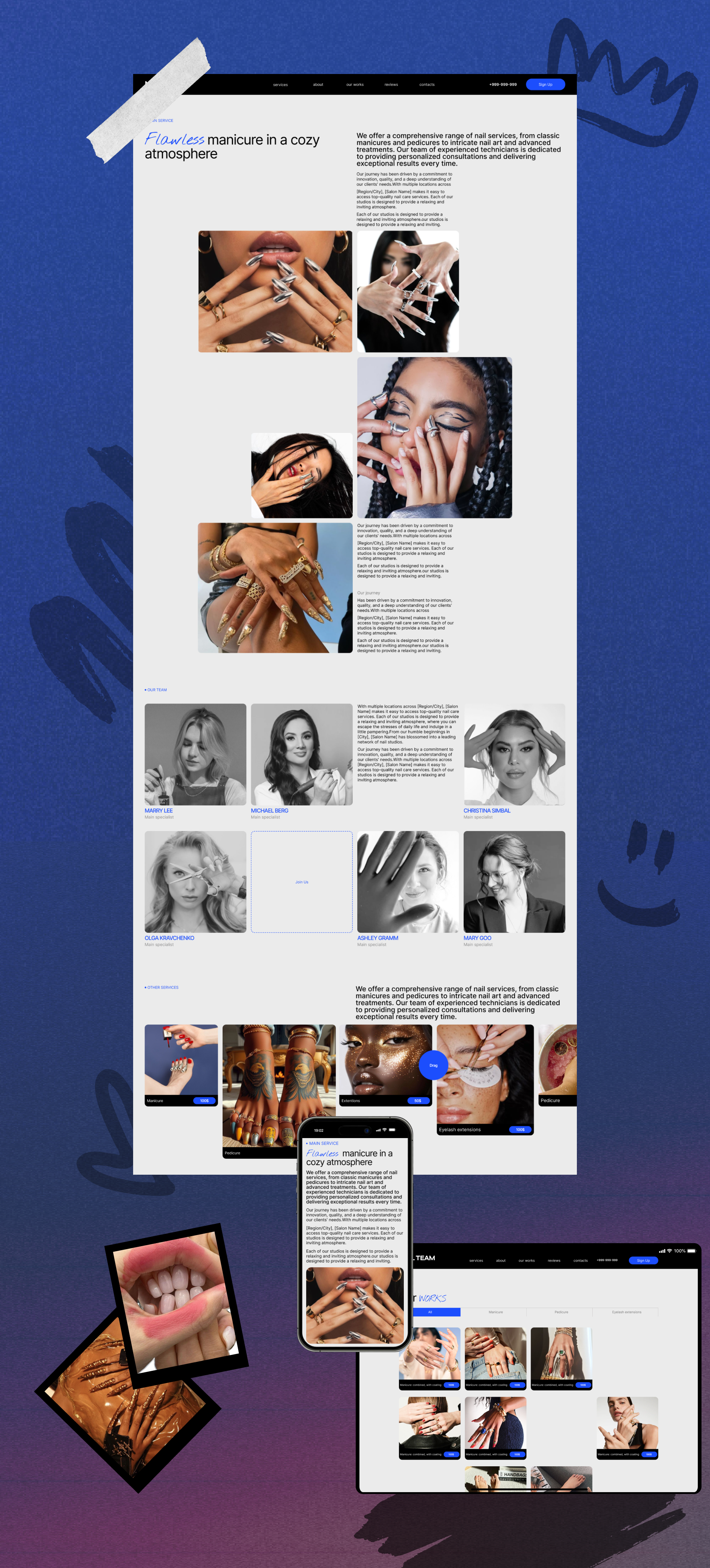 Nail Team — Изображение №8 — Интерфейсы на Dprofile