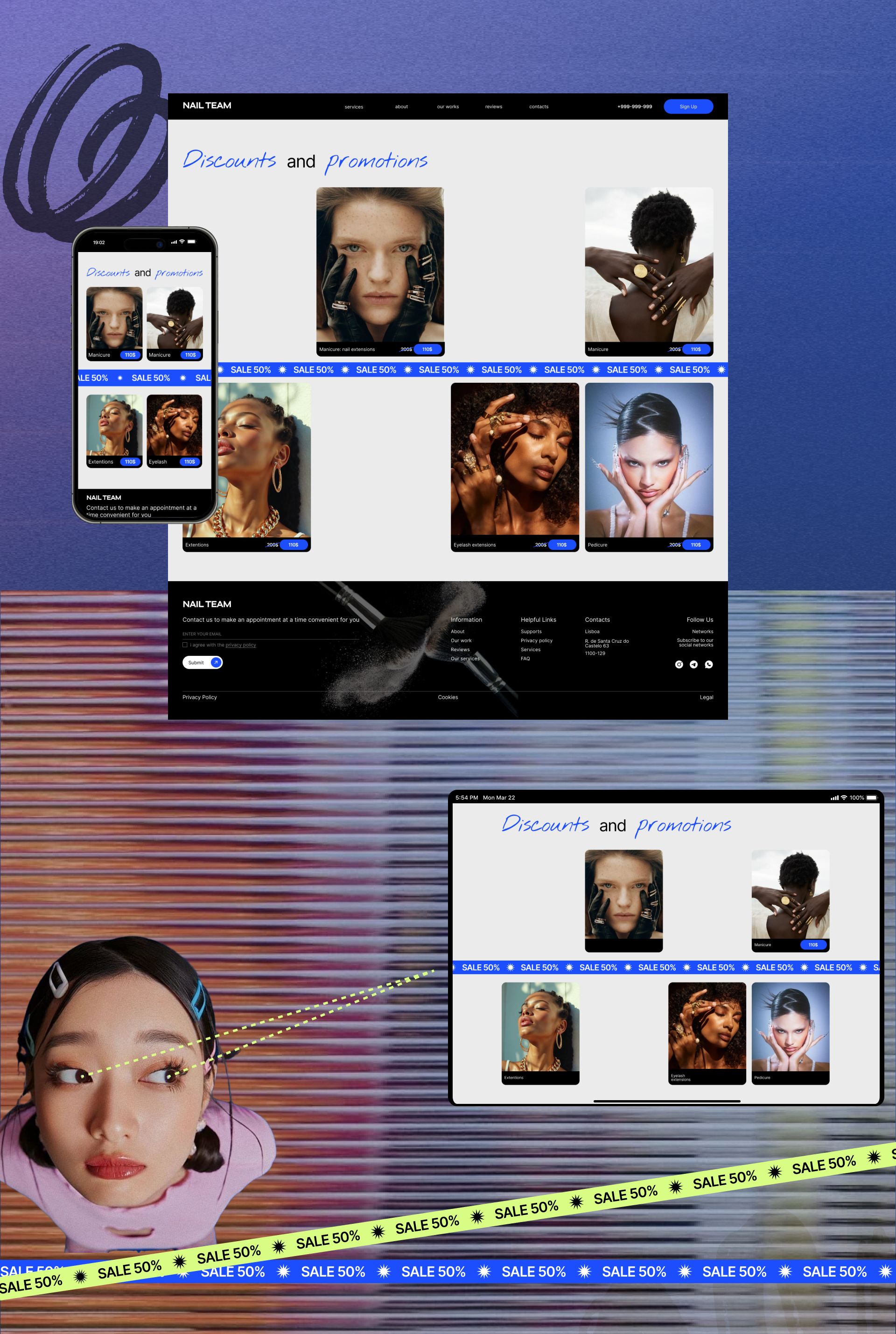 Nail Team — Изображение №10 — Интерфейсы на Dprofile
