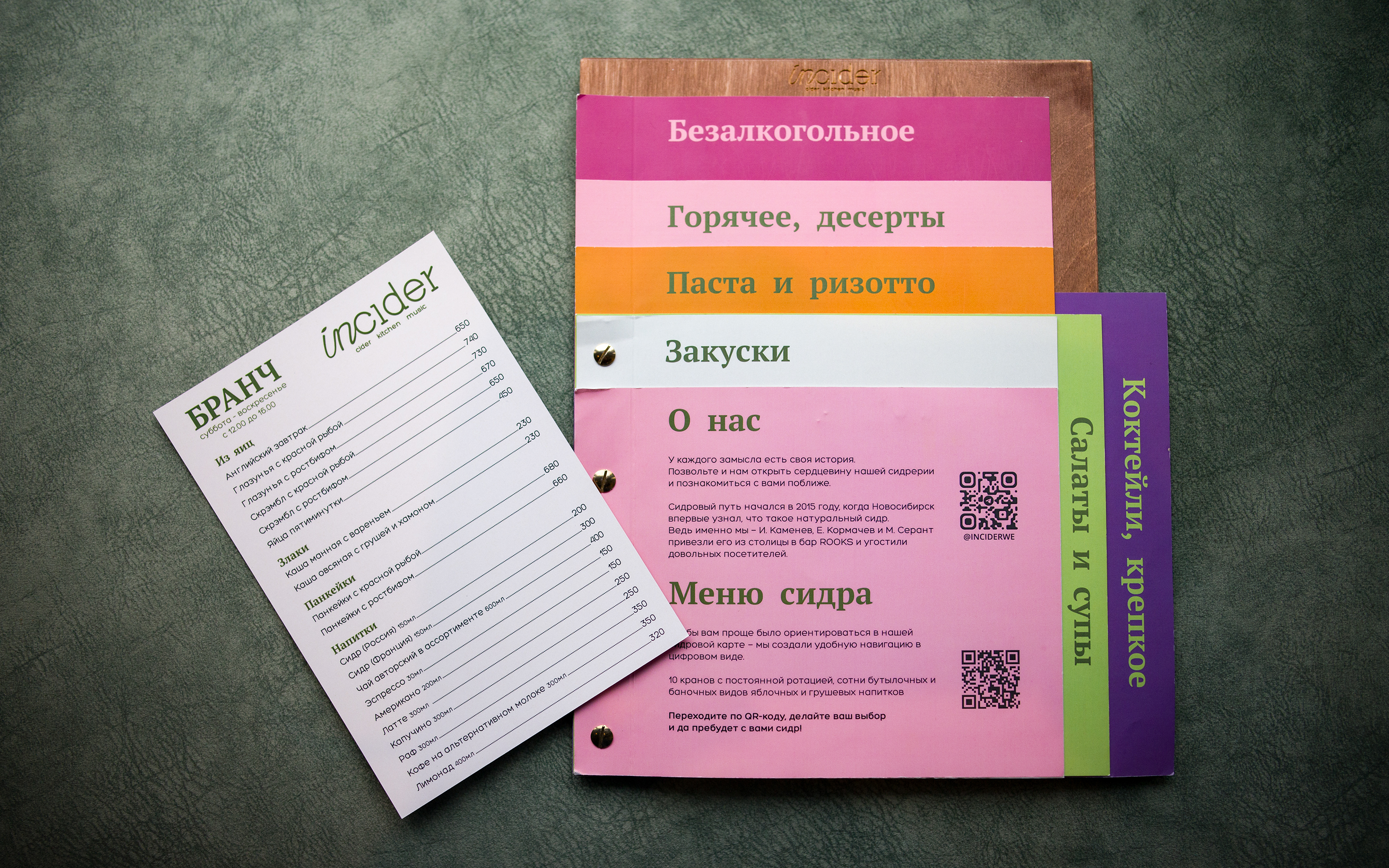 Ребрендинг бара сидрерии INCIDER — Изображение №12 — Брендинг на Dprofile