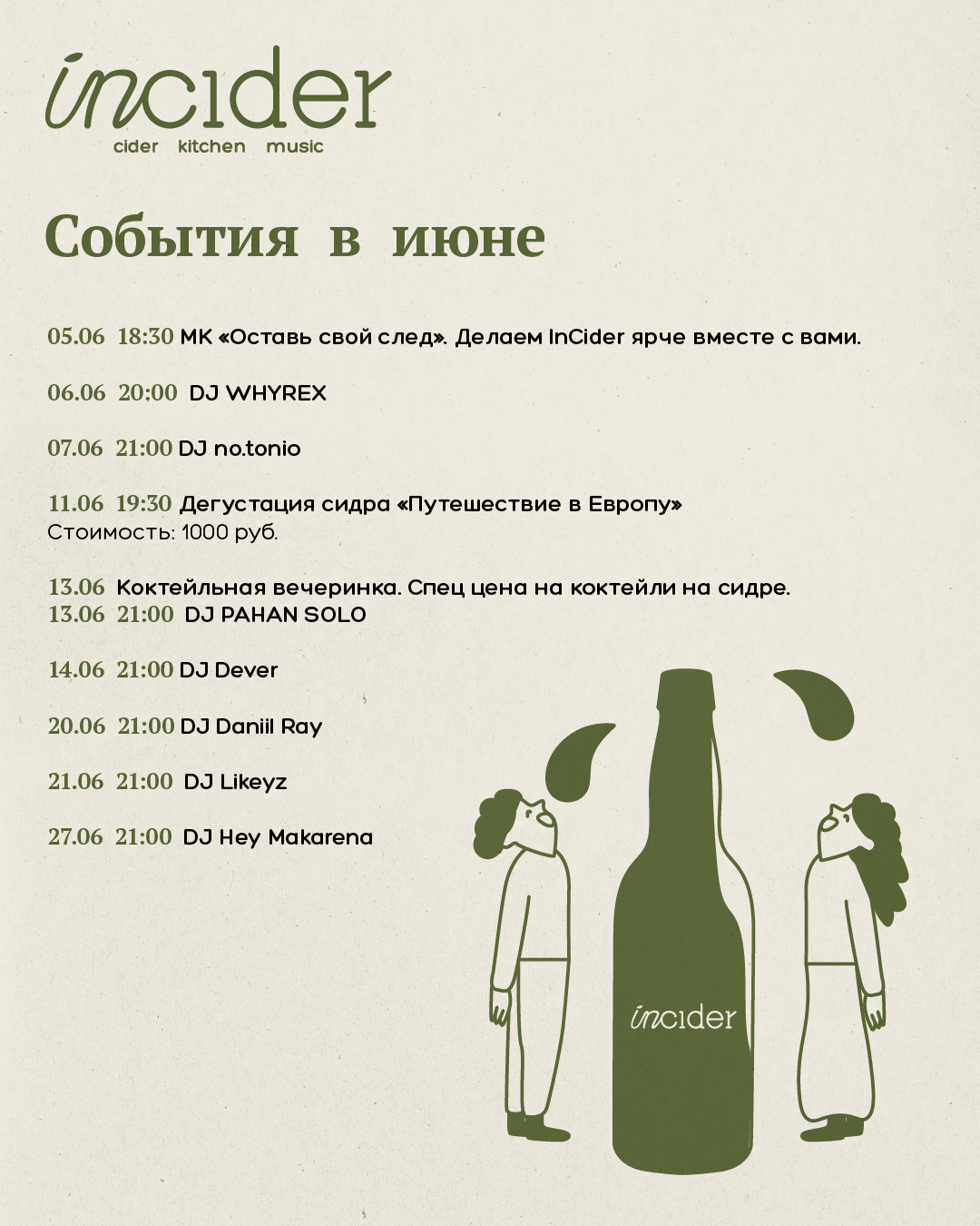 Ребрендинг бара сидрерии INCIDER — Изображение №18 — Брендинг на Dprofile
