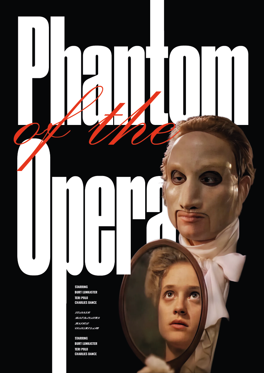 Постер к фильму 1990 года "Призрак Оперы" — Изображение №1 — Графика на Dprofile
