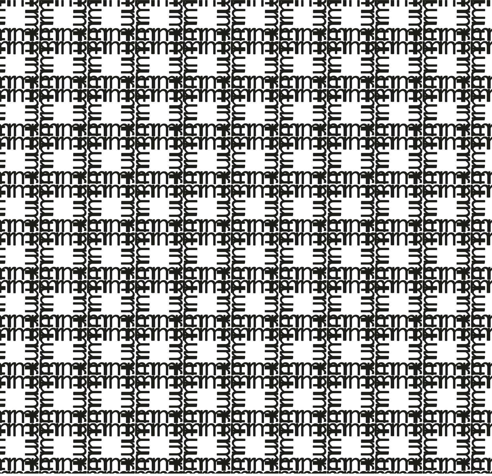 Паттерны из букв — Изображение №4 — Графика на Dprofile