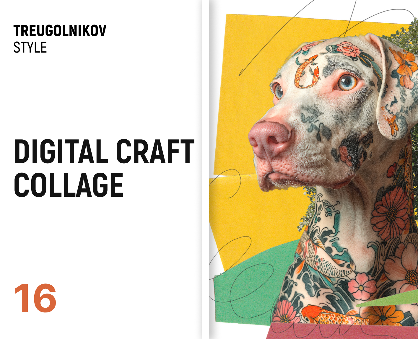 Digital Craft Collage → Style — Иллюстрация, Графика на Dprofile