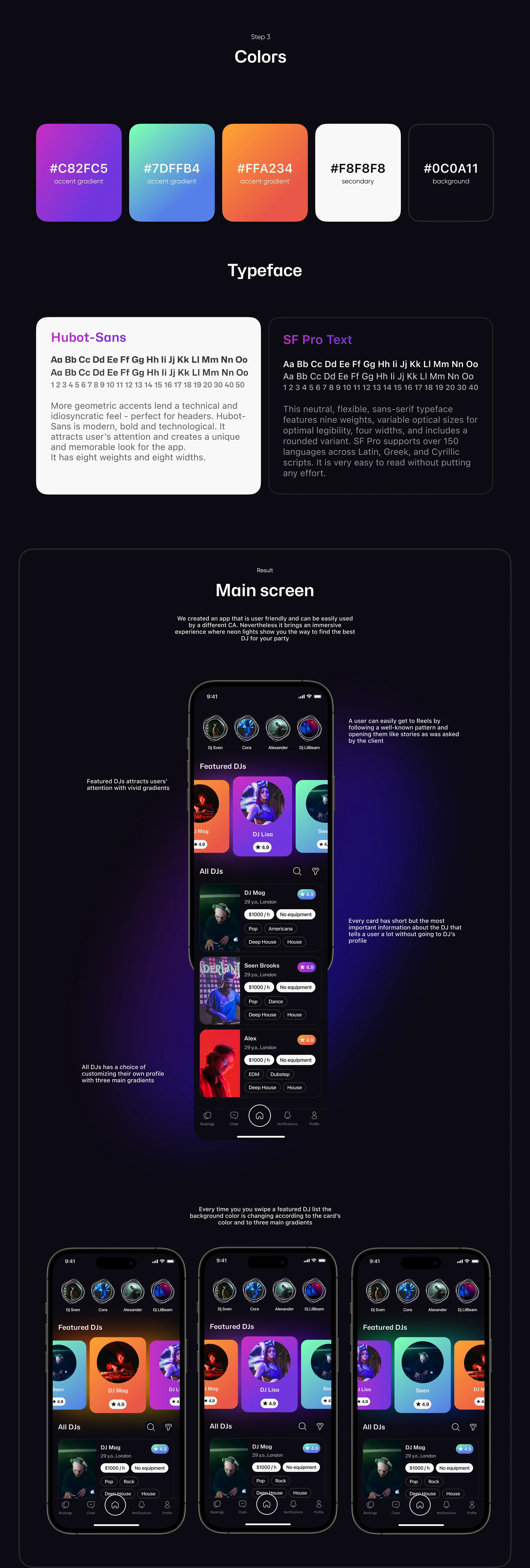 DJ Booking app / Бронирование DJ / B2C — Изображение №2 — Интерфейсы на Dprofile